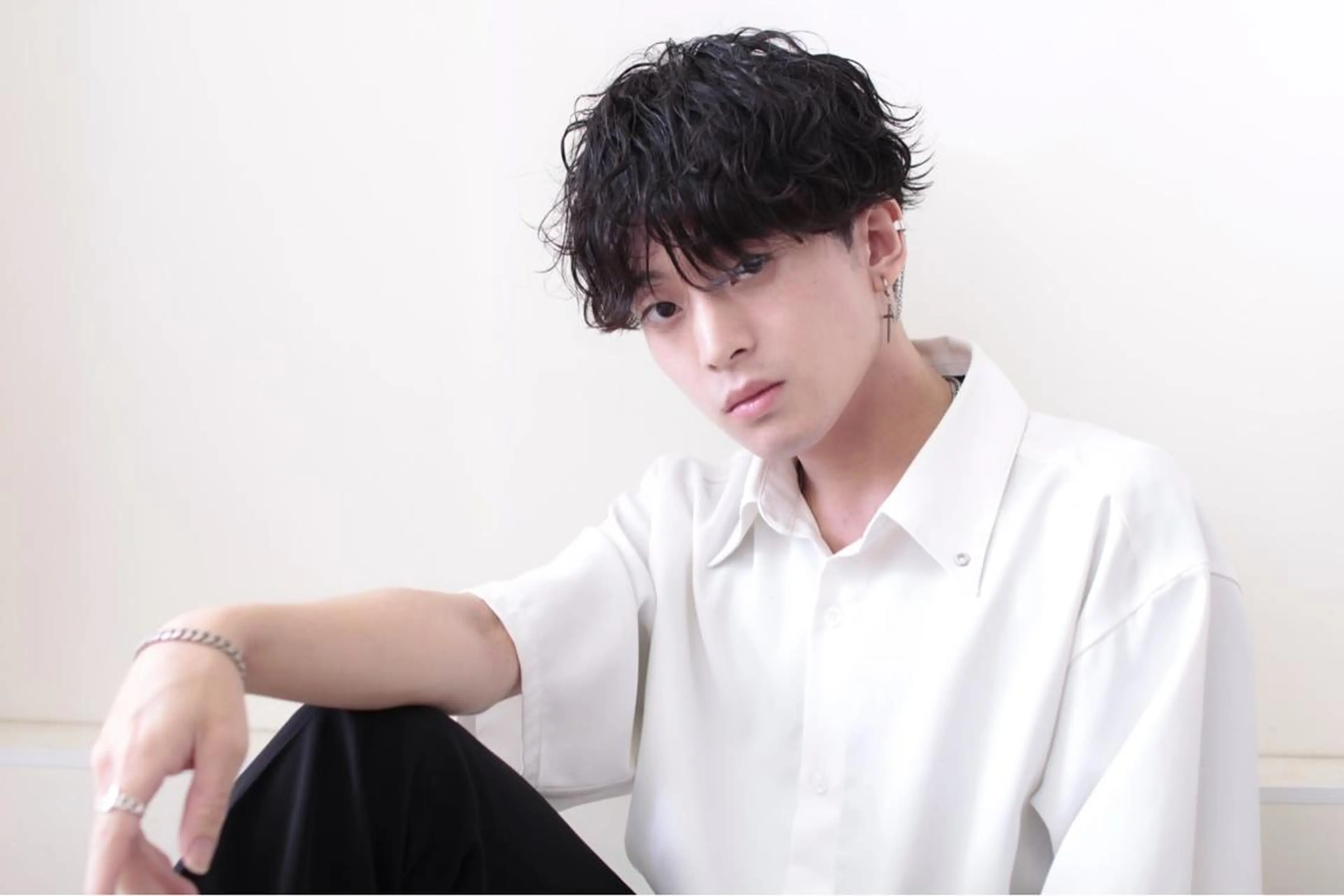 パーマ メンズ メンズパーマ 波巻きパーマ カット パーマ ✨パーマ特化 遠藤 まりえ✨のヘアスタイル