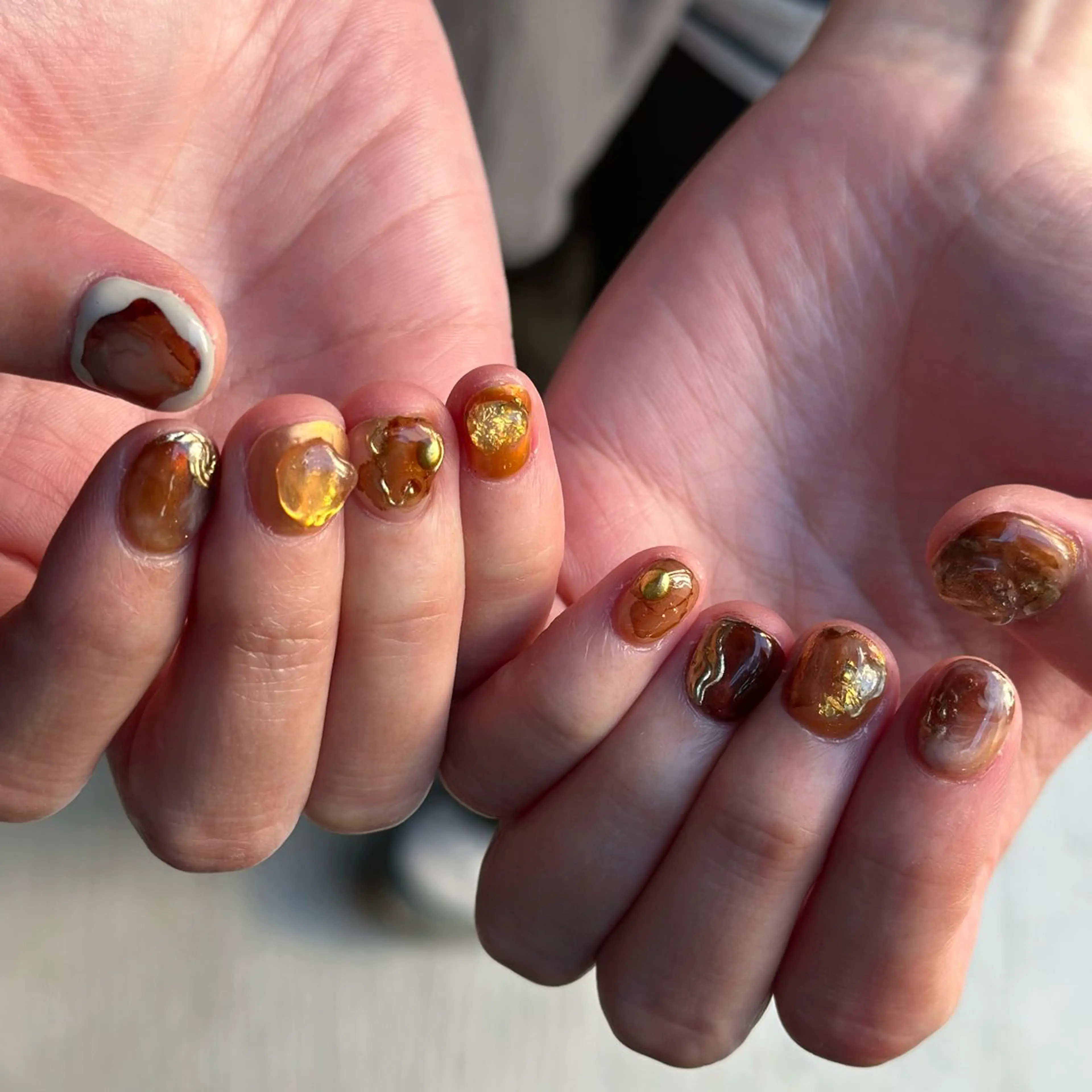 ネイル ニュアンスネイル chinois (シノワ)のネイルデザイン