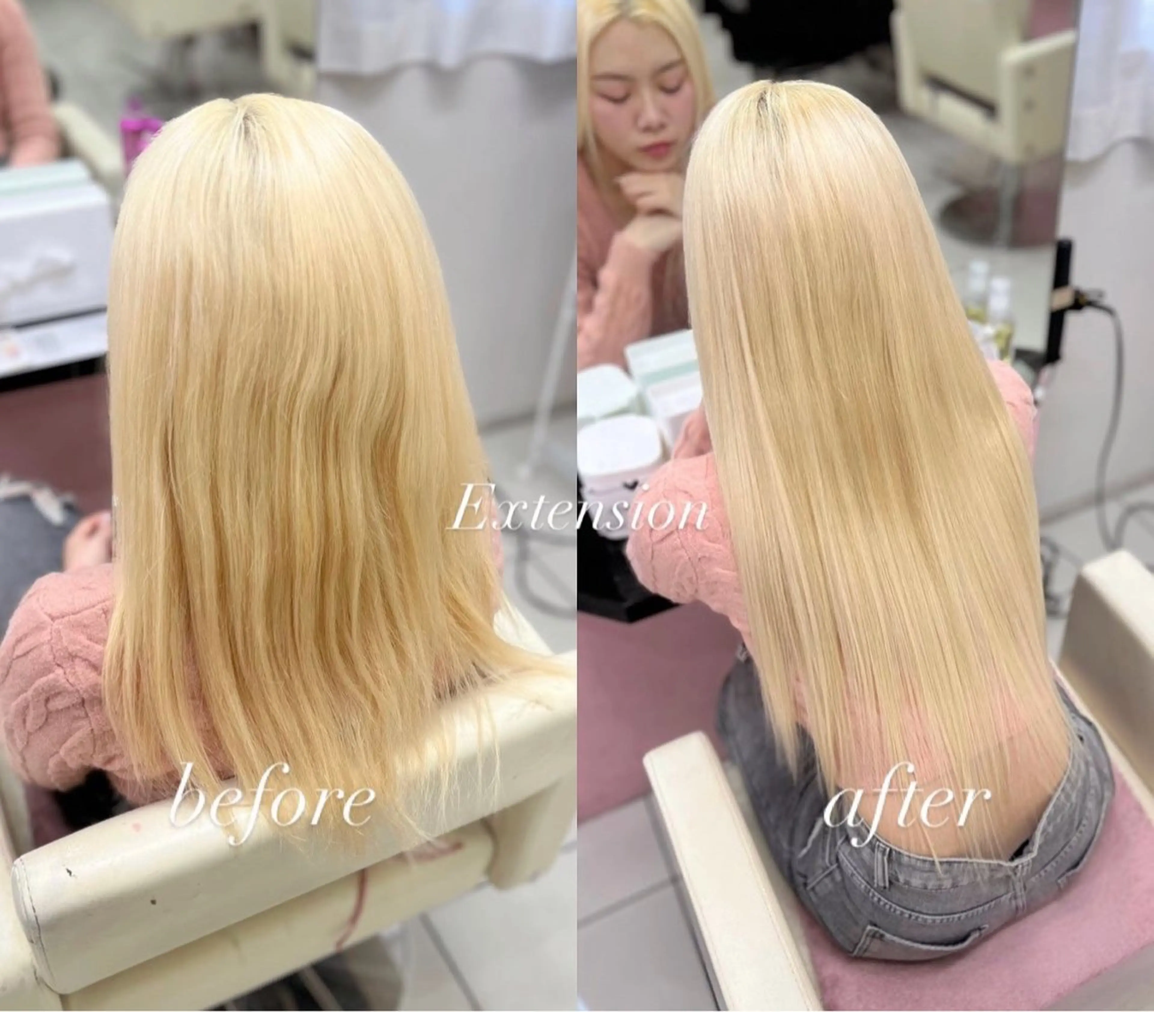 ロング エクステ 【シールエクステ】 chihoのヘアスタイル