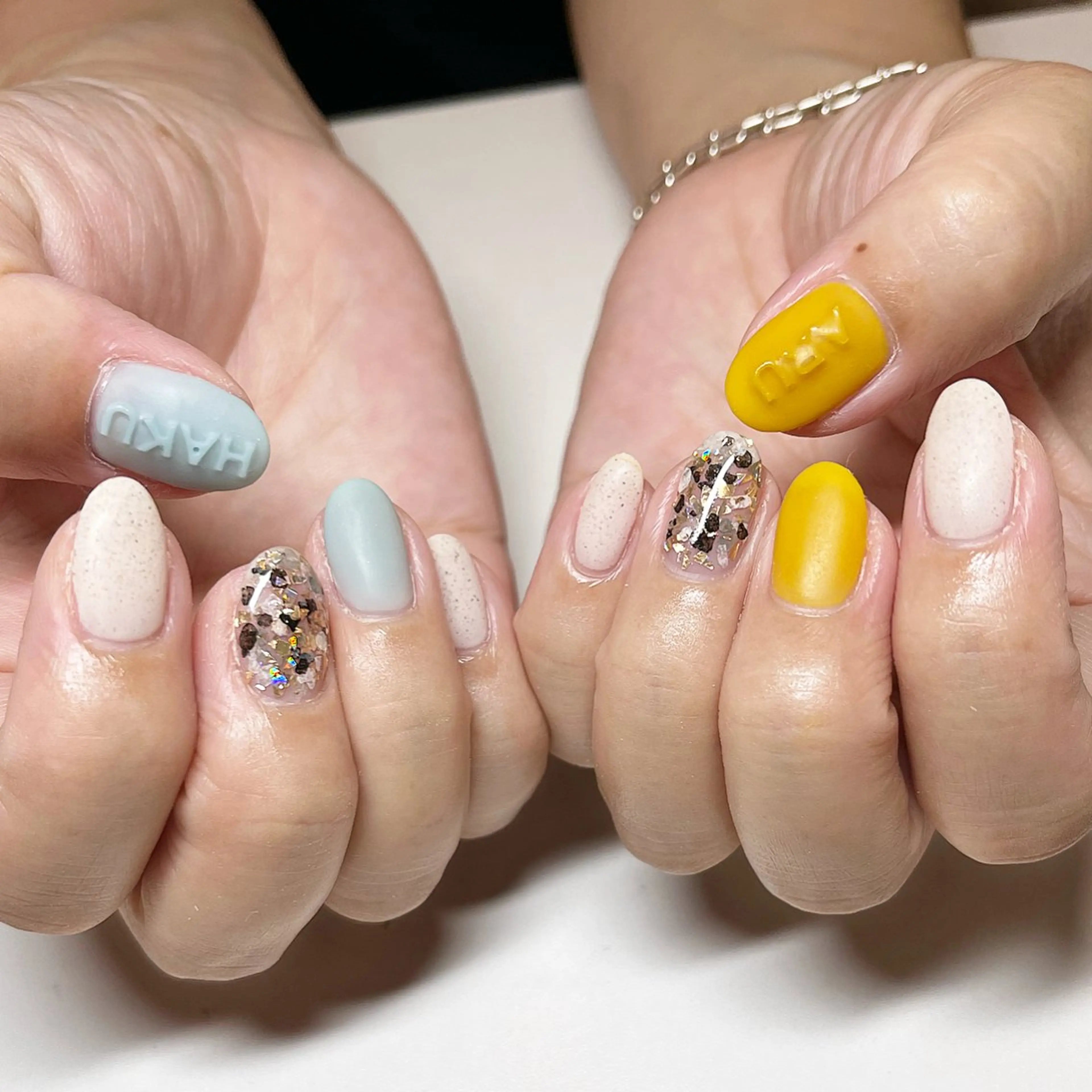 ネイル マットネイル ハンドネイル nail room  cuore所属・松尾 典子のネイルデザイン