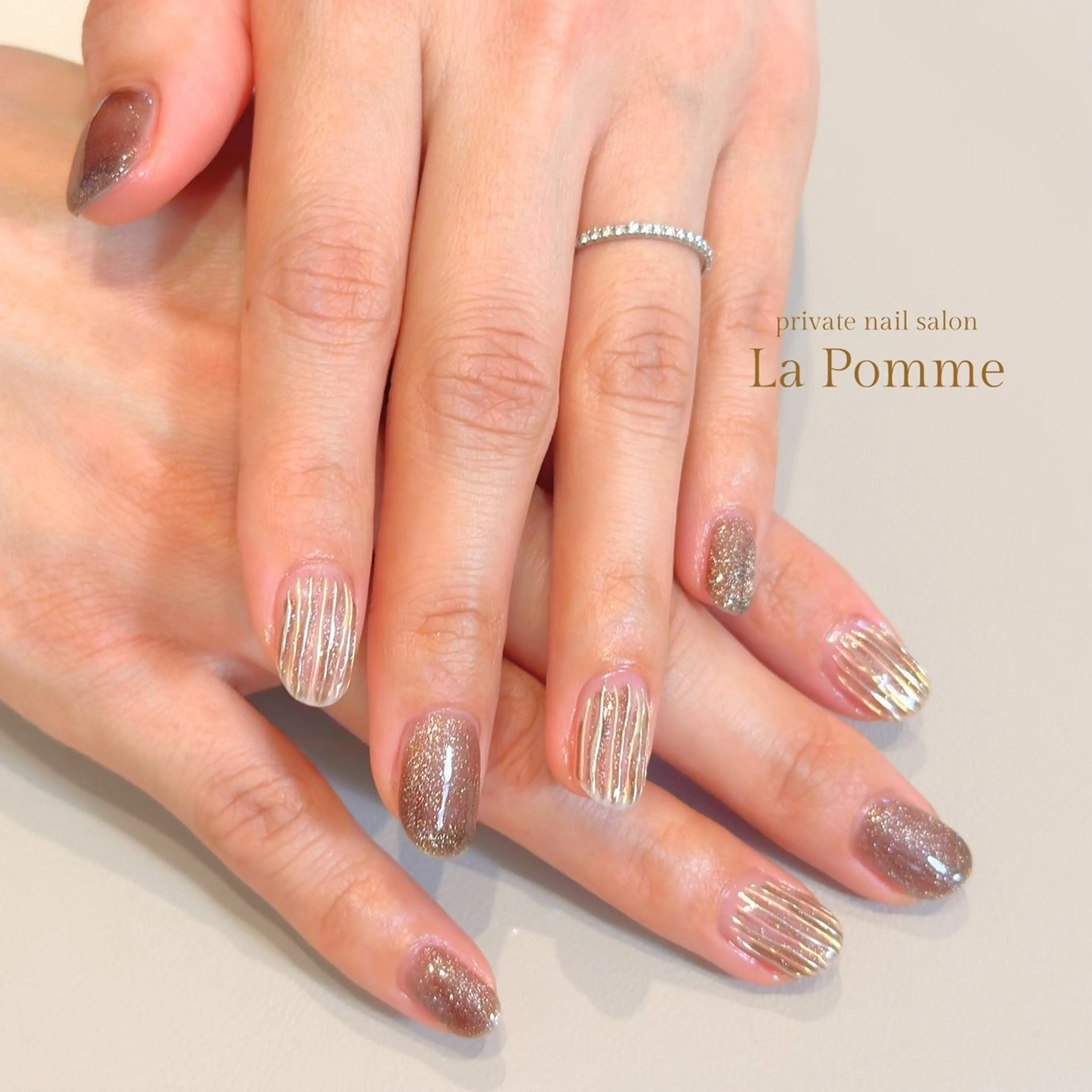 ネイル ハンドネイル nail salon La Pommeのネイルデザイン