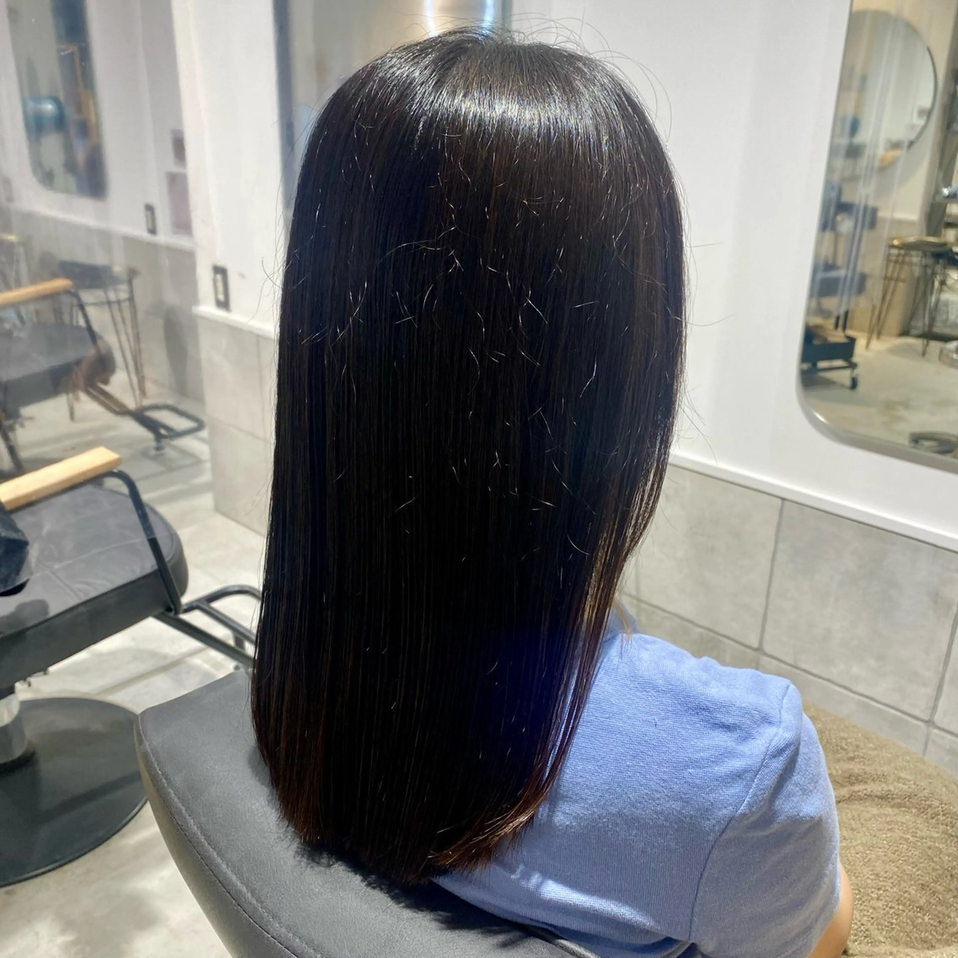 ロング カット トリートメント わださこ ひなこのヘアスタイル