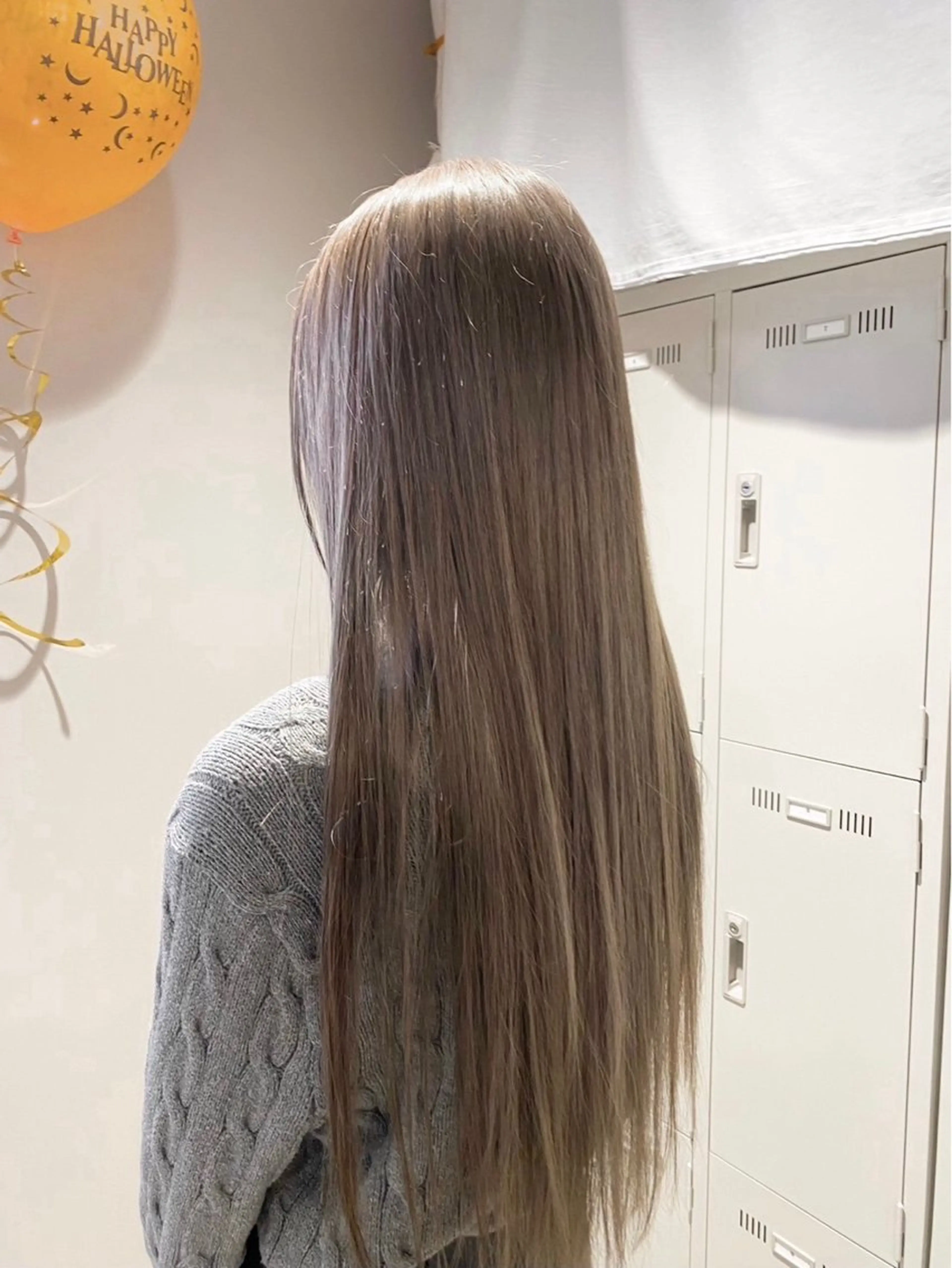 ロング 🤍透明感カラー ×縮毛矯正🤍ゆうのヘアスタイル