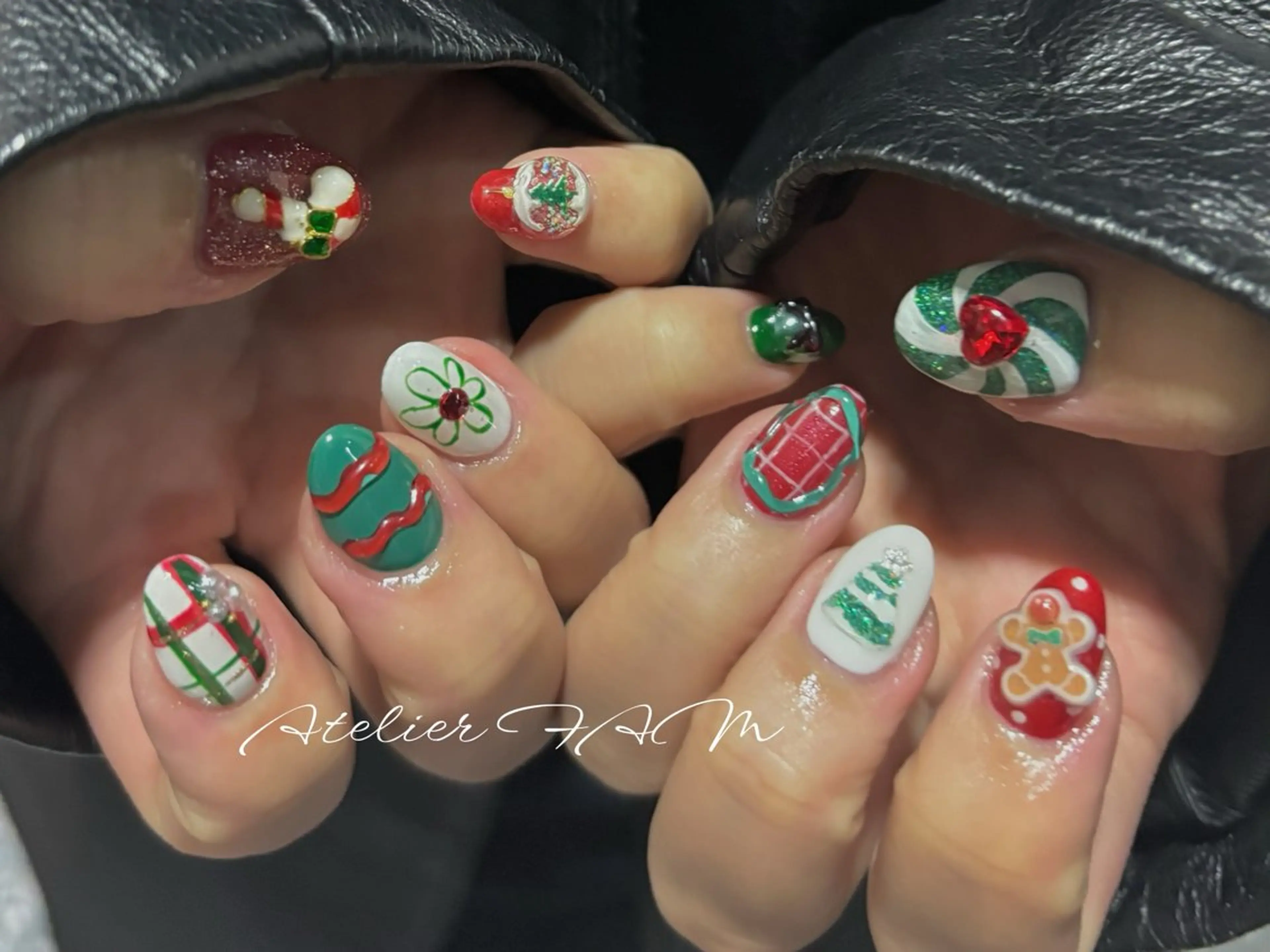 ショート ハンドネイル nail&eyelashsalon atelier fam上本町店所属・アトリエ FAMのネイルデザイン