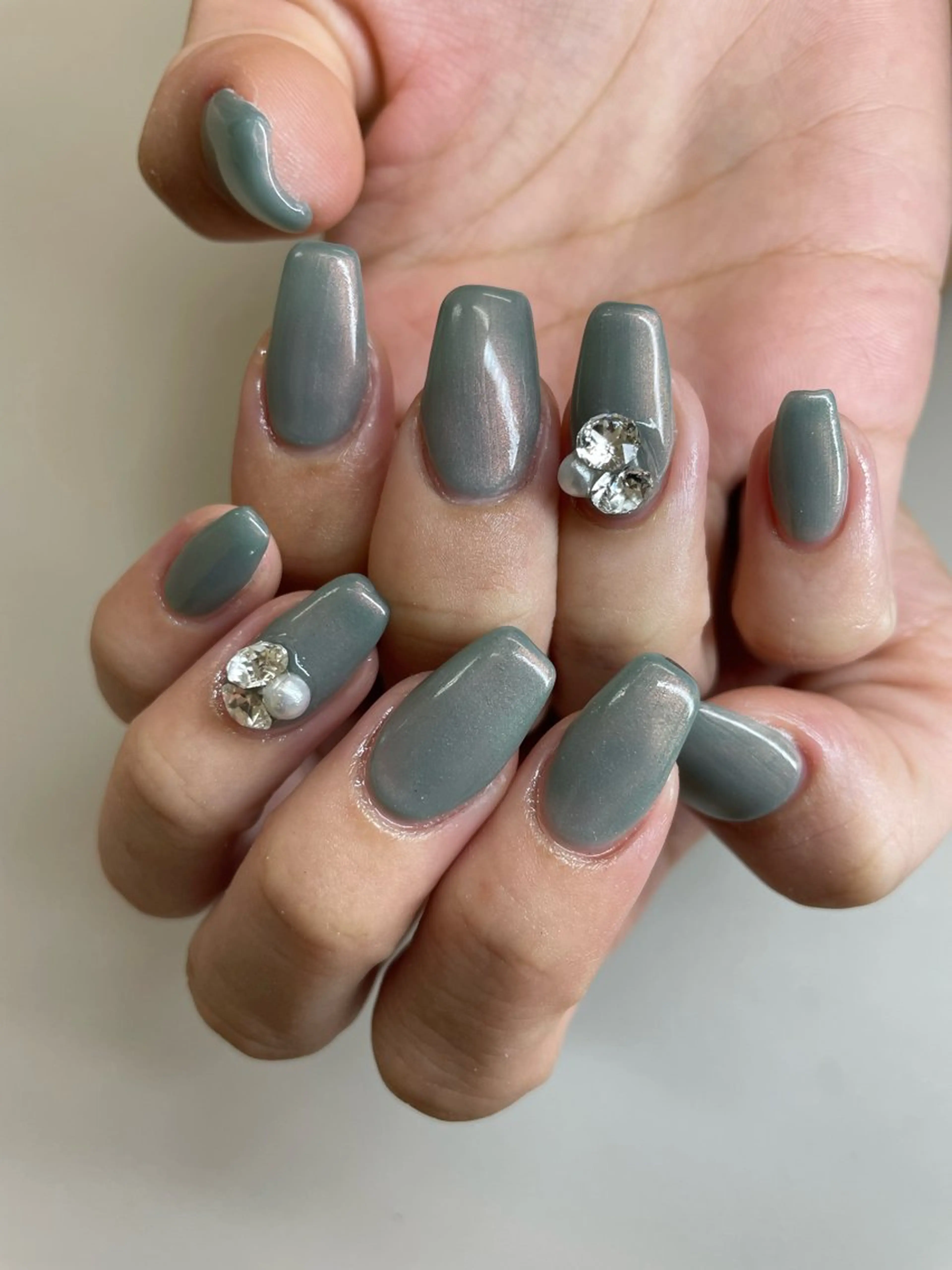 ネイル ワンカラーネイル ハンドネイル MiMi NAIL TOKYO所属・Hisaka Mikiのネイルデザイン