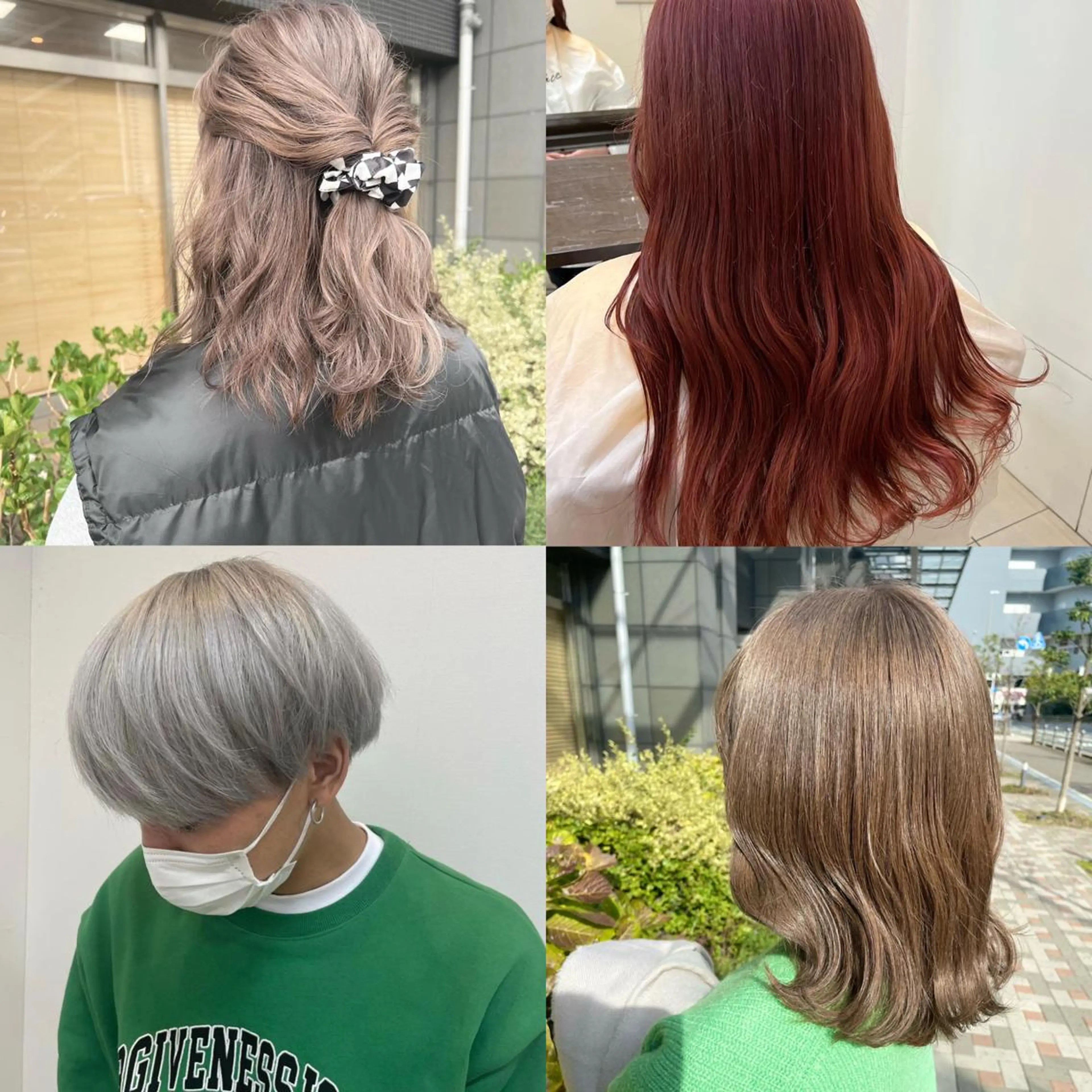 カラー SOYONなんば店 ／韓国風のヘアスタイル