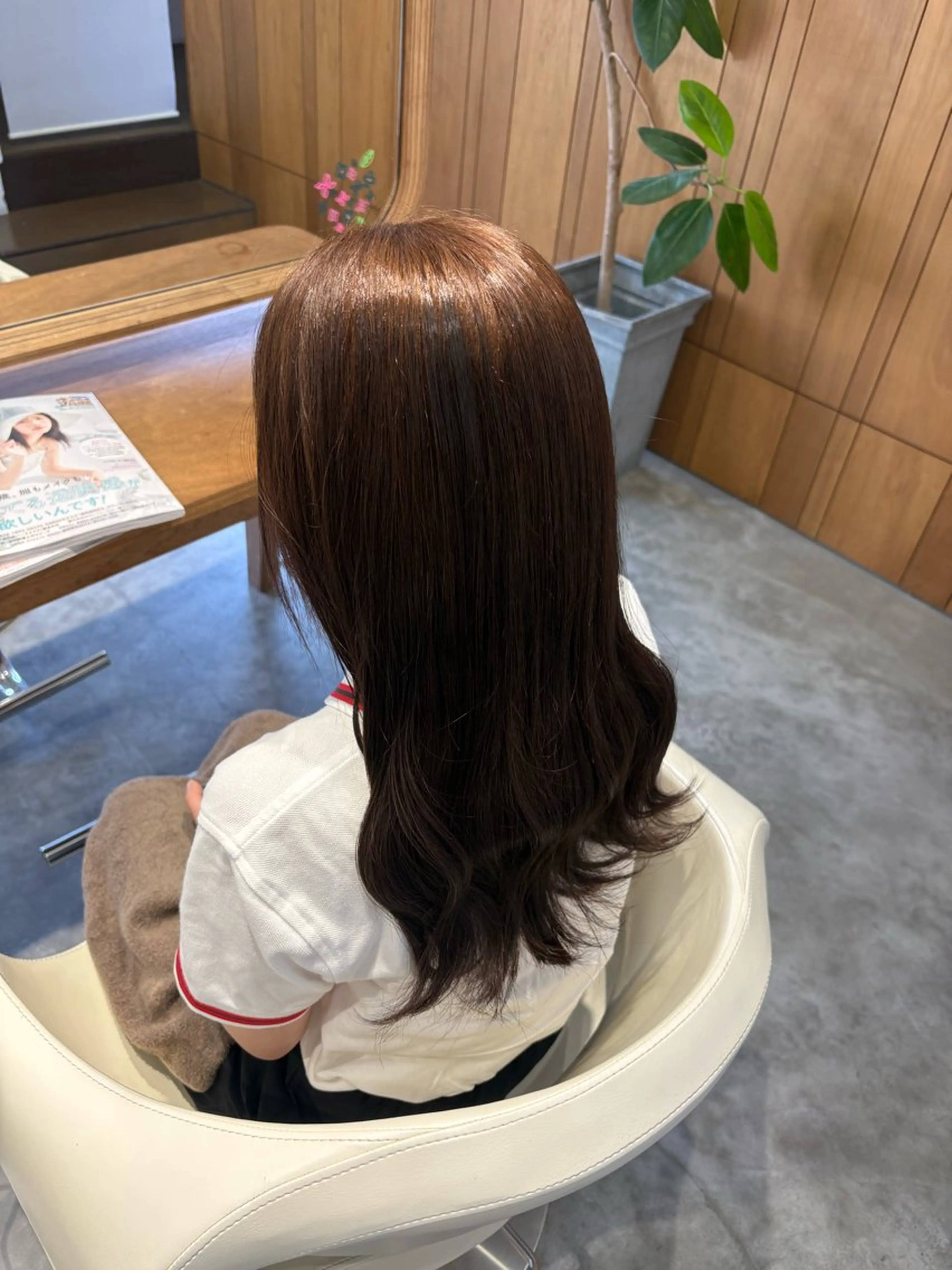 ロング アッシュ アッシュブラウン fulam/ sawaのヘアスタイル