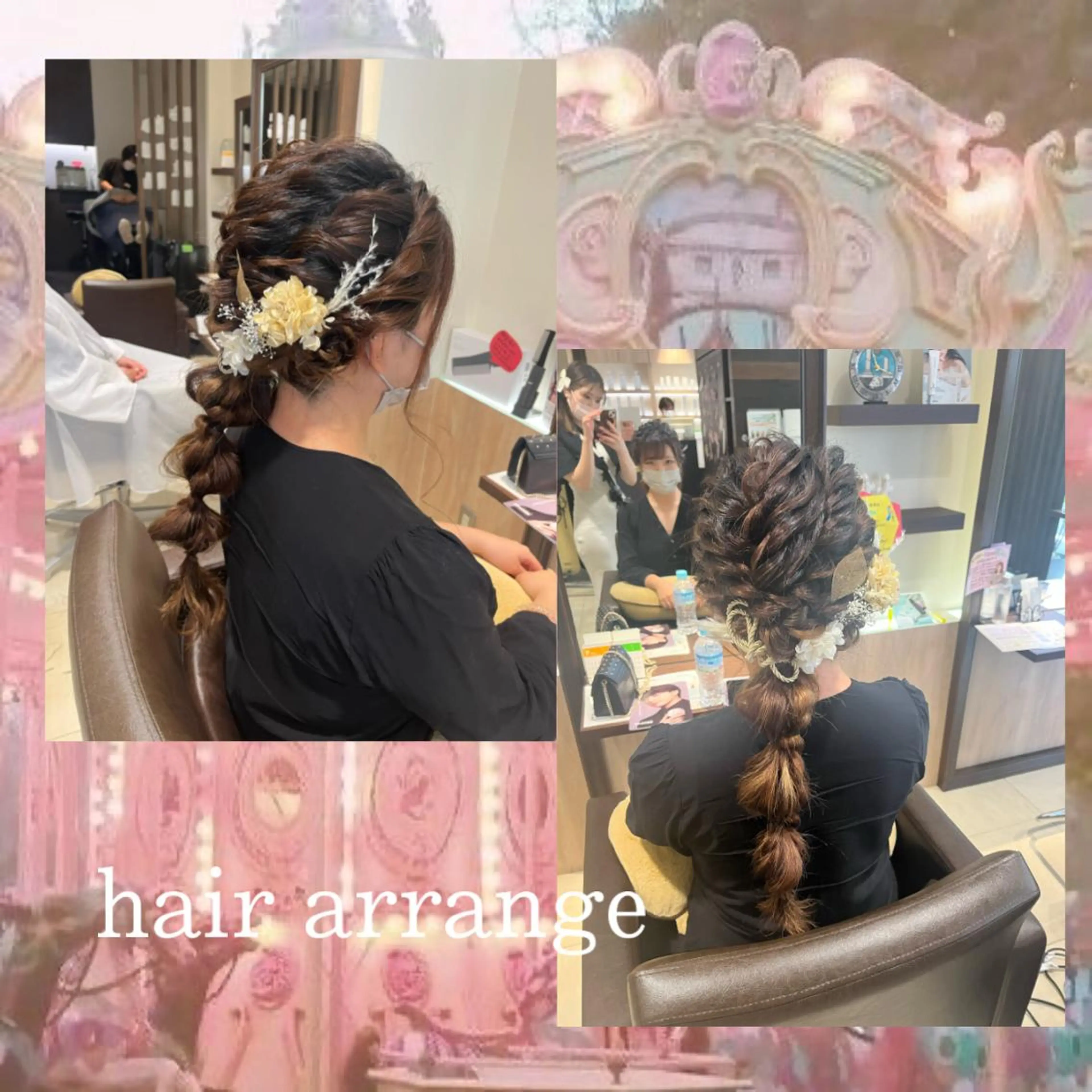 ヘアアレンジ 結婚式・ブライダル デート ヘアセット eN°byyoureshair所属・🎀若者人気No.1 湯川響🎀のヘアスタイル