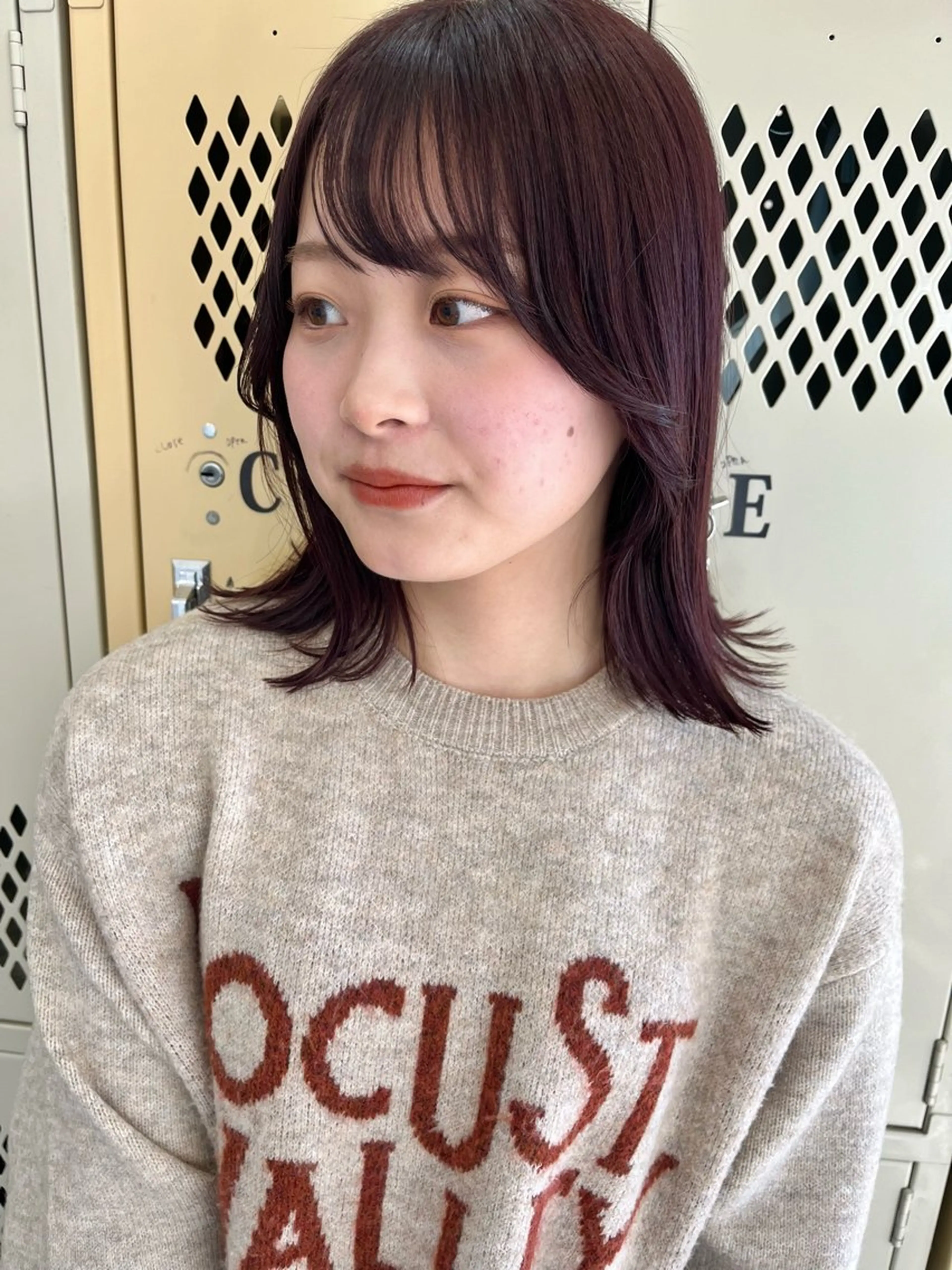 ミディアム カラー カット ヘアカラー トリートメント 🌼sunc HINAMI🌼のヘアスタイル