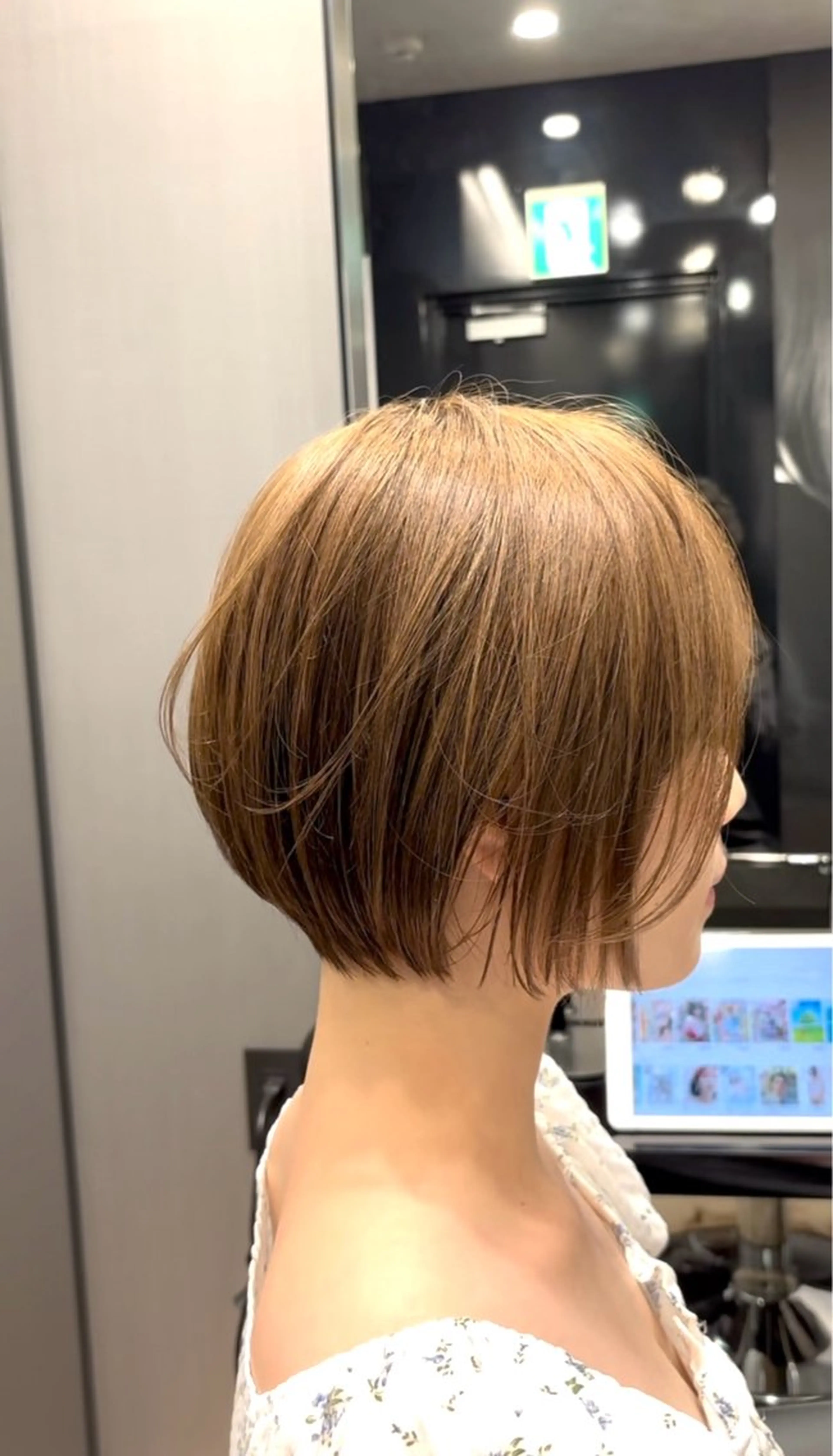 ショート カット ヘアカラー HARUKI  MINATO Japan広島紙屋町店所属・hmj紙屋町店 脊戸智志のヘアスタイル