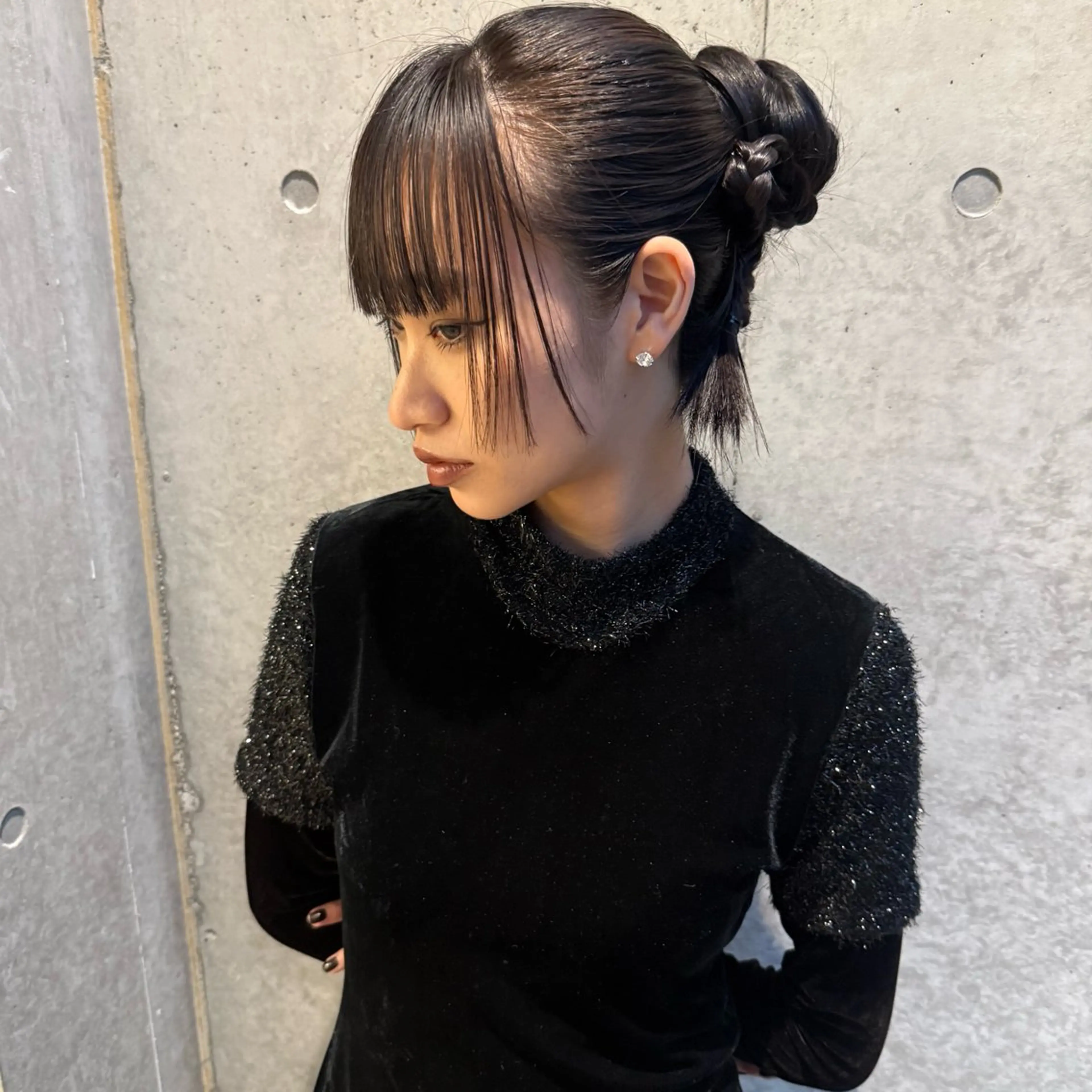 ロング カラー ヘアアレンジ ヘアセット Mizobe misakiのヘアスタイル