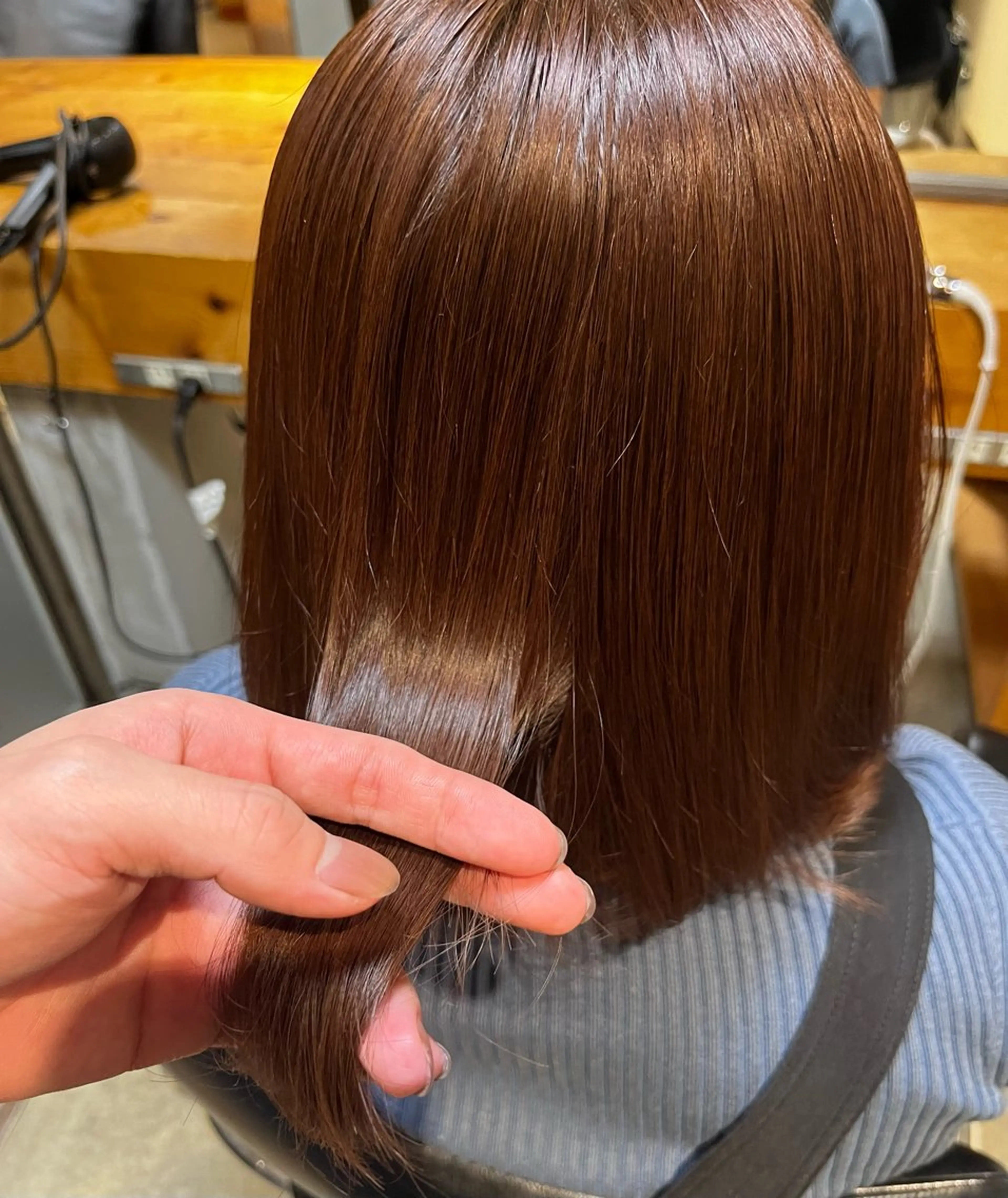 ミディアム カラー ヘアアレンジ トリートメント 🫧縮毛矯正🫧 koharuのヘアスタイル