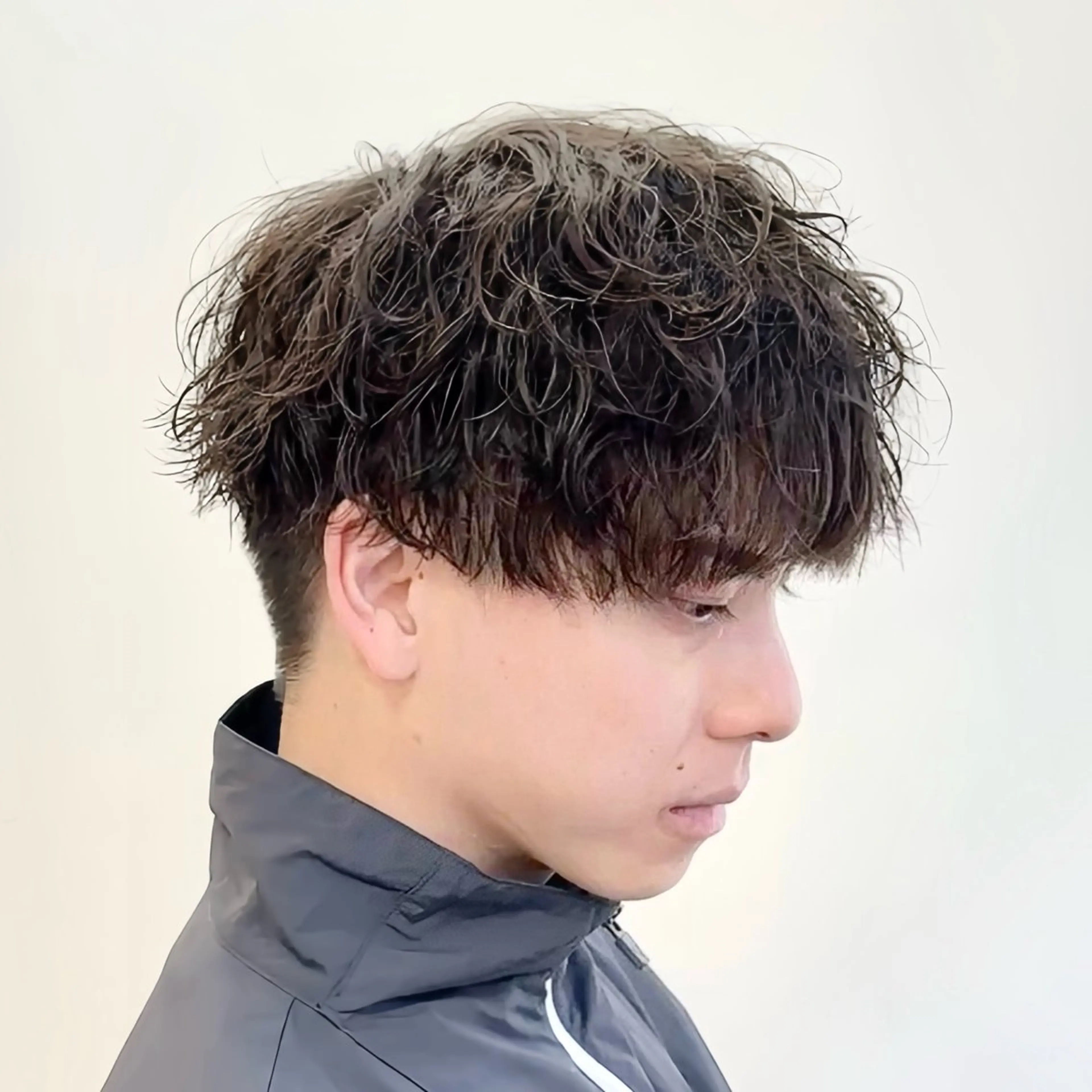 メンズ メンズパーマ 波巻きパーマ カット パーマ メンズパーマ/新宿/ サイカショウイチのヘアスタイル