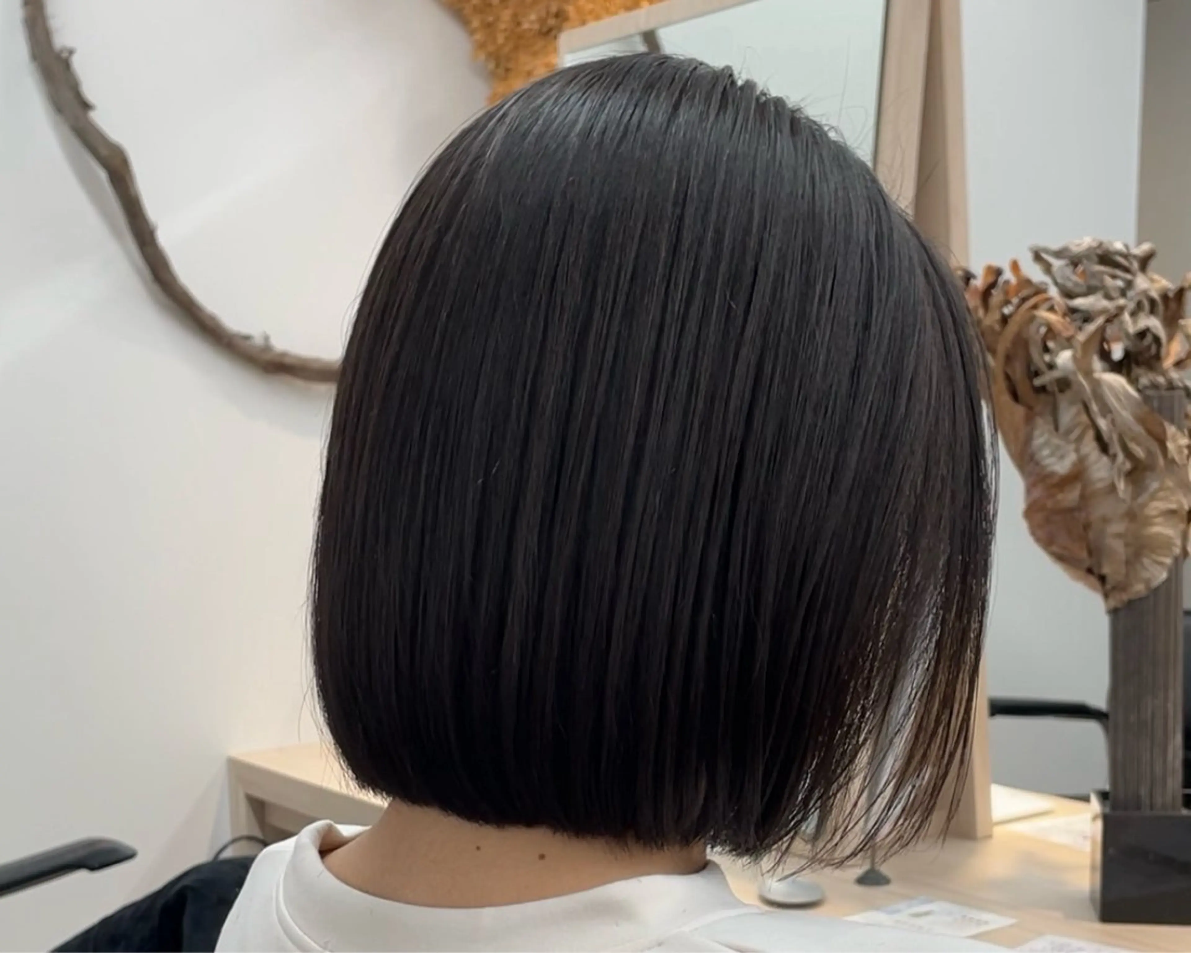 ショート カット 縮毛矯正 トリートメント レイヤー/ショート/ ボブ/レイヤー横浜のヘアスタイル