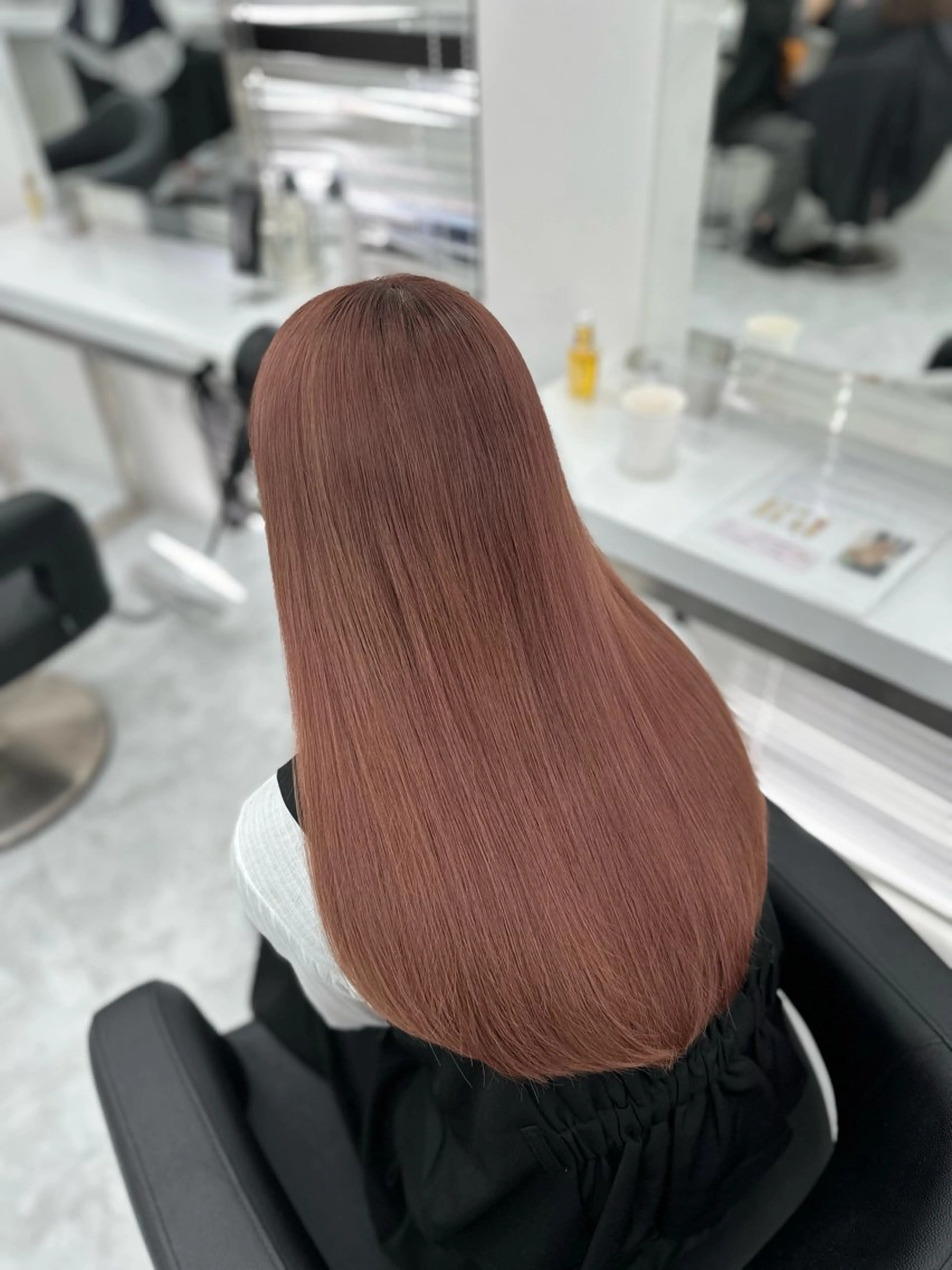セミロング ヘアカラー トリートメント ヘッドスパ ヘアセット rio🧚🏻‍♀️ 暖色/グレージュのヘアスタイル