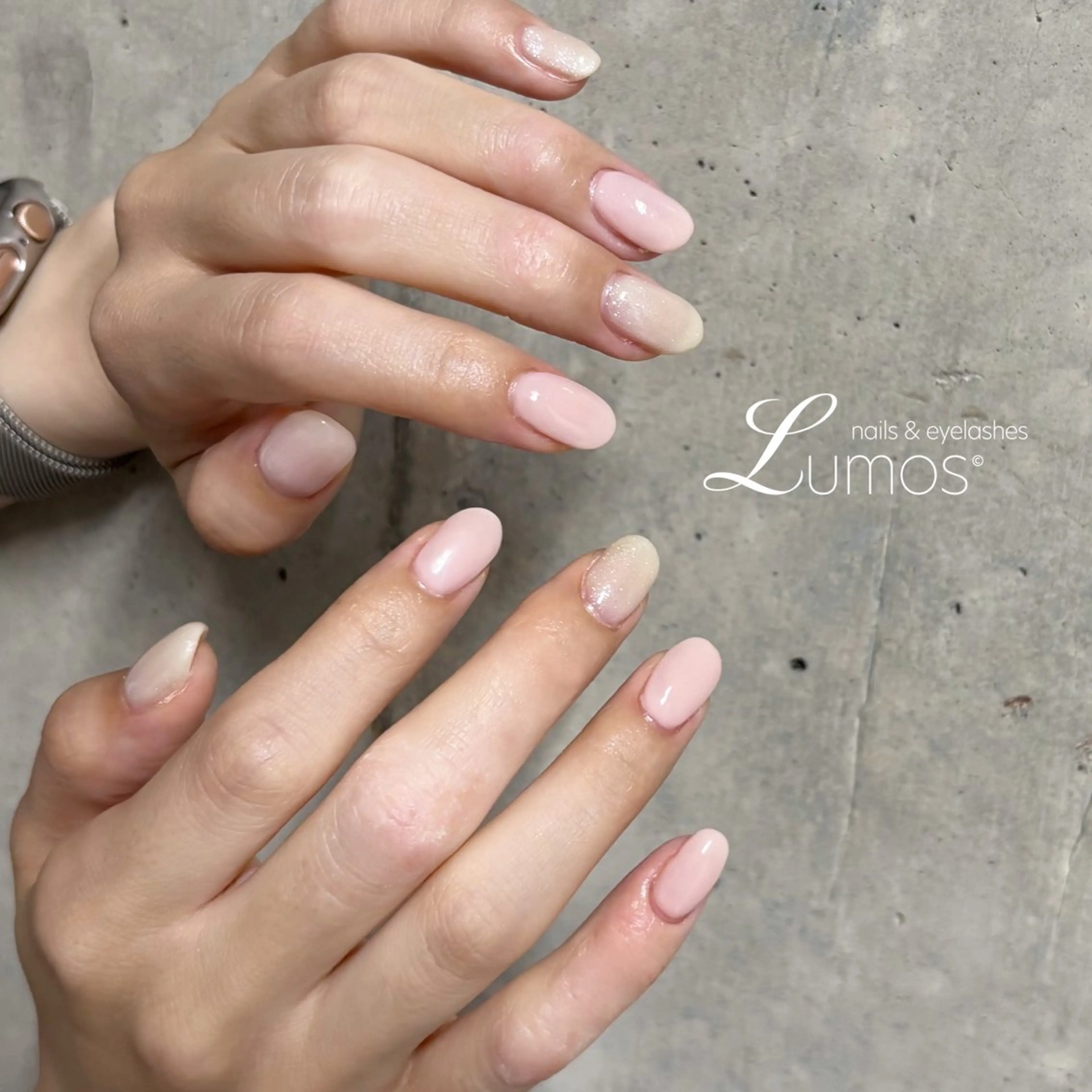 ネイル ラメ(グリッター) Lumos Rikaのネイルデザイン