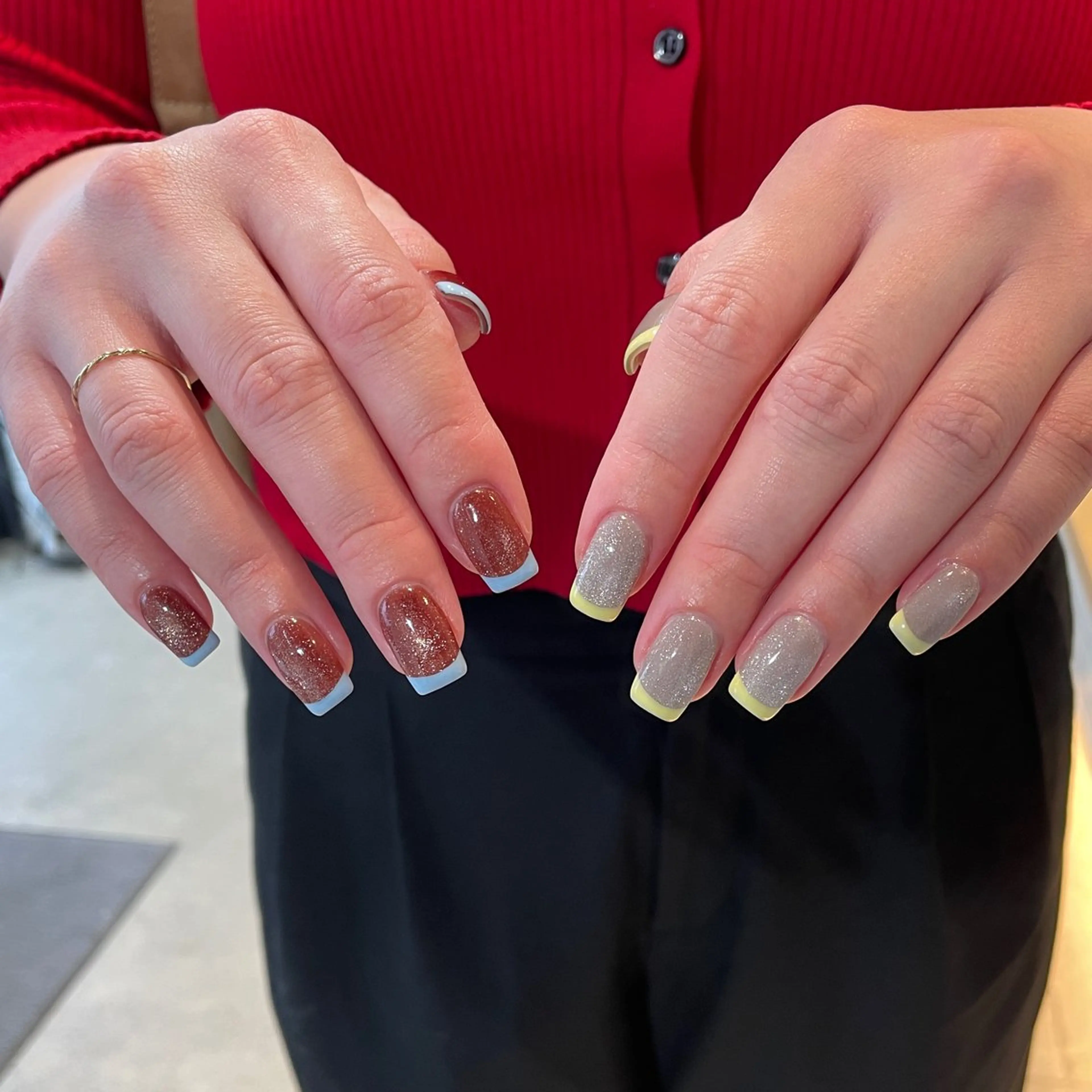 ネイル フレンチネイル フットネイル granbeauty Ayaのネイルデザイン