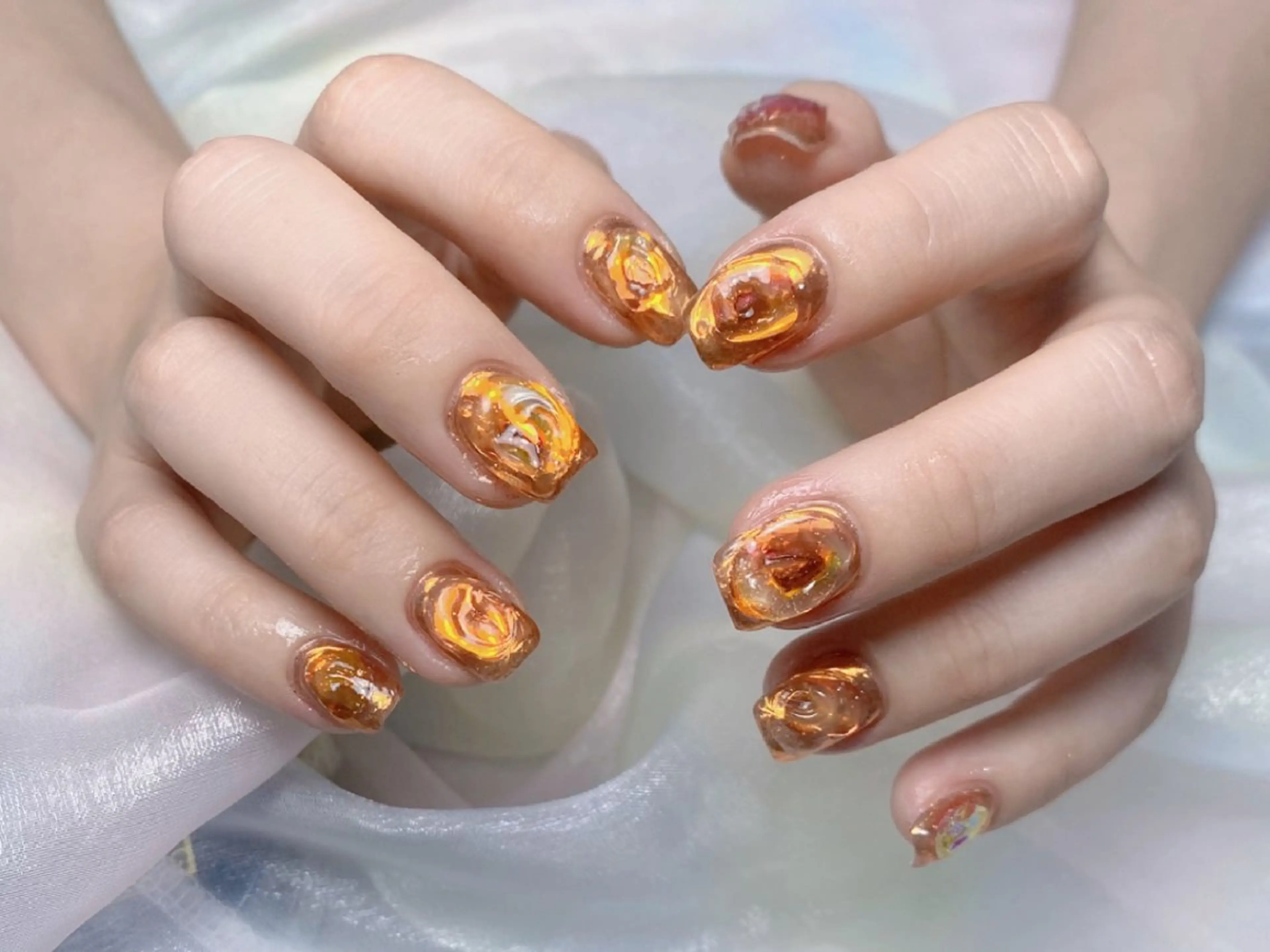 ネイル アートネイル フラワーネイル フットネイル フレンチネイル ジェルネイル ハンドネイル UM Nail Salonのネイルデザイン