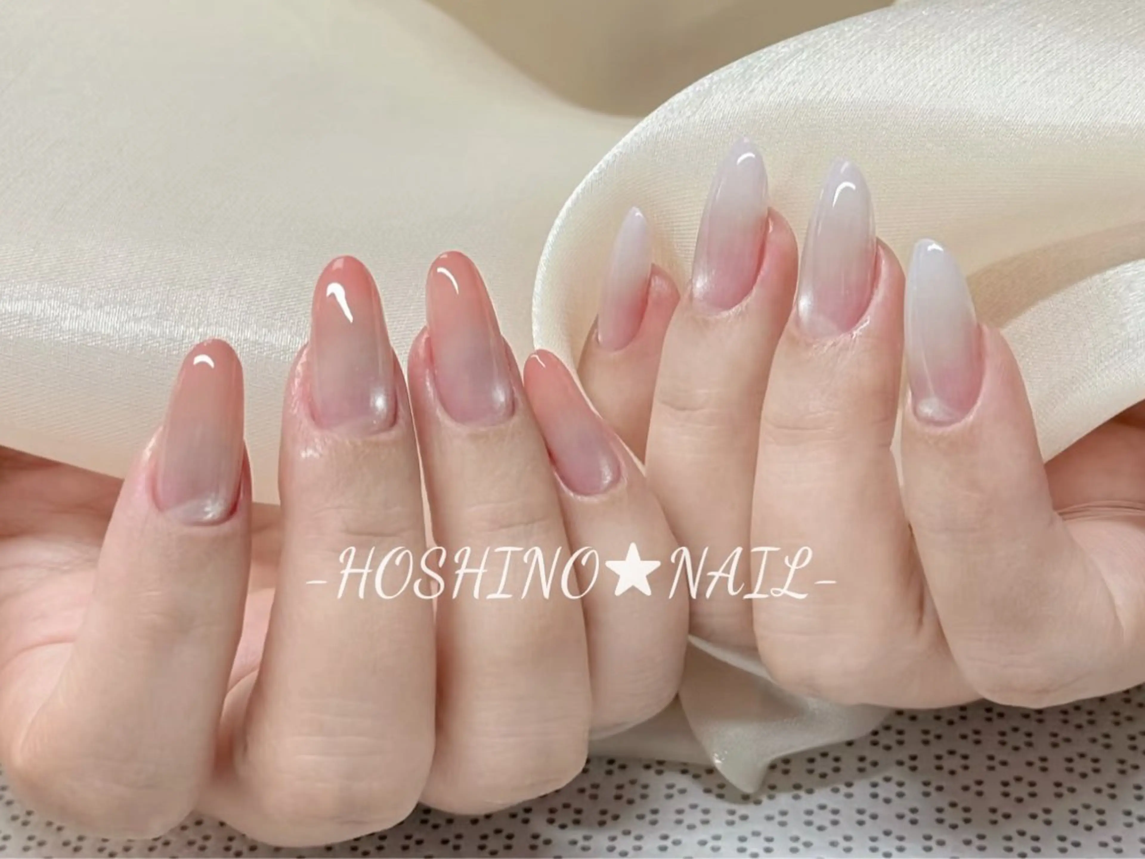 ネイル オーロラネイル チークネイル ドット フットネイル フレンチネイル ハンドネイル ★HOSHINO NAIL★新宿店のネイルデザイン