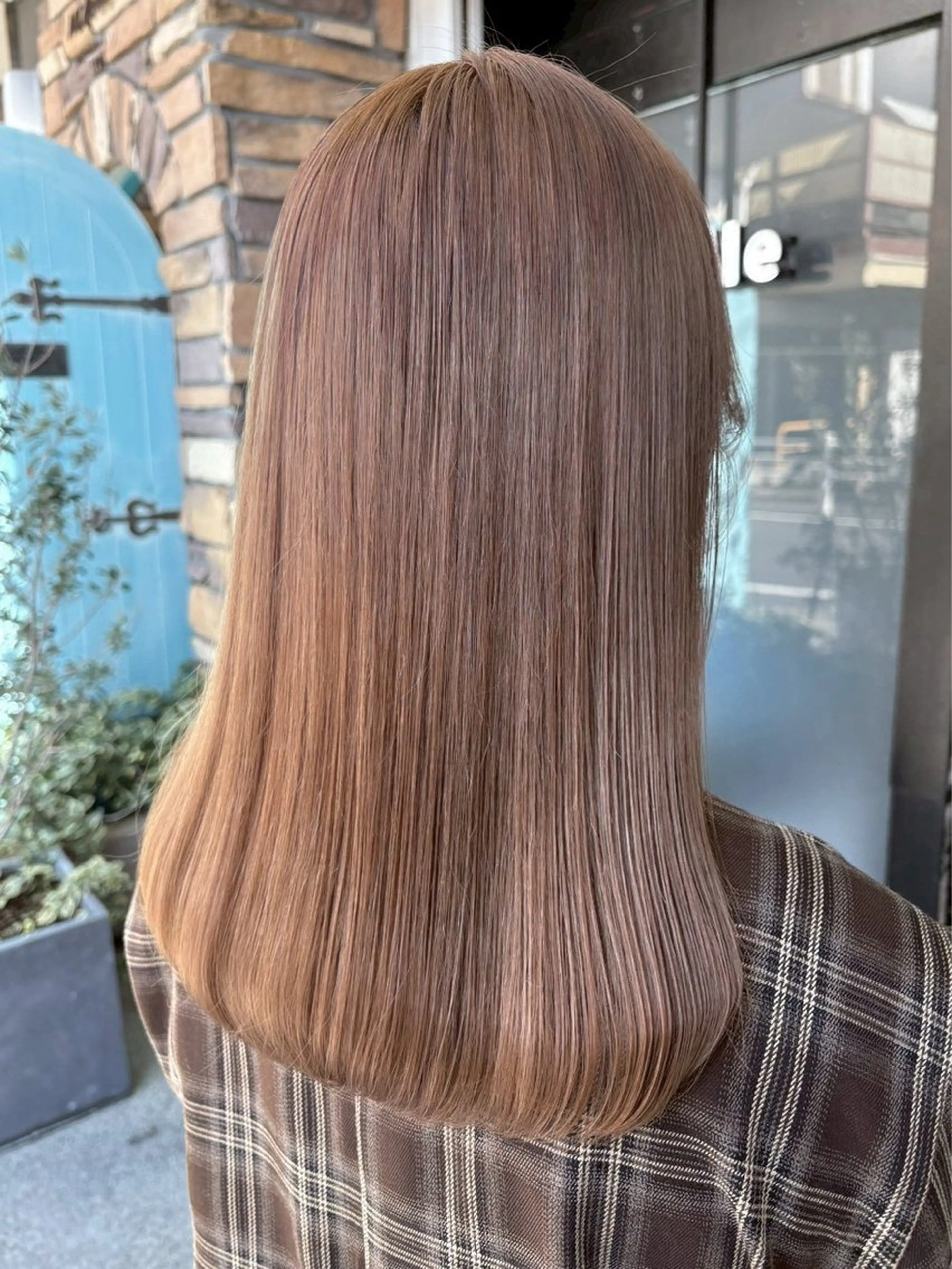 ロング カラー カット ヘアカラー トリートメント ハイトーン/韓国風/ 艶髪/吉祥寺のヘアスタイル