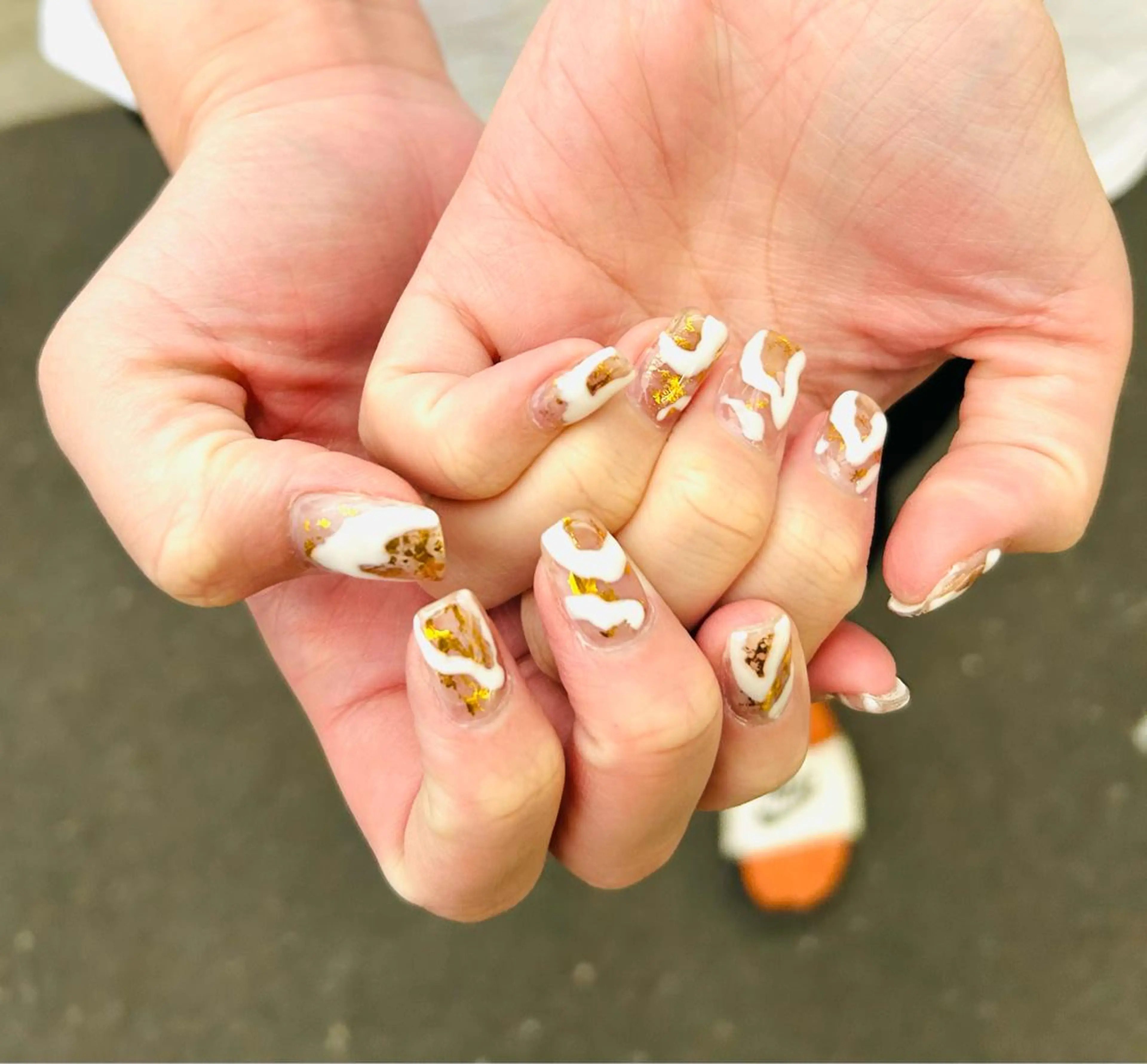 ネイル フラッシュネイル フレンチネイル ラメ(グリッター) ラメグラデーション マグネットネイル H3(エイチスリー)所属・H3 hitoのネイルデザイン