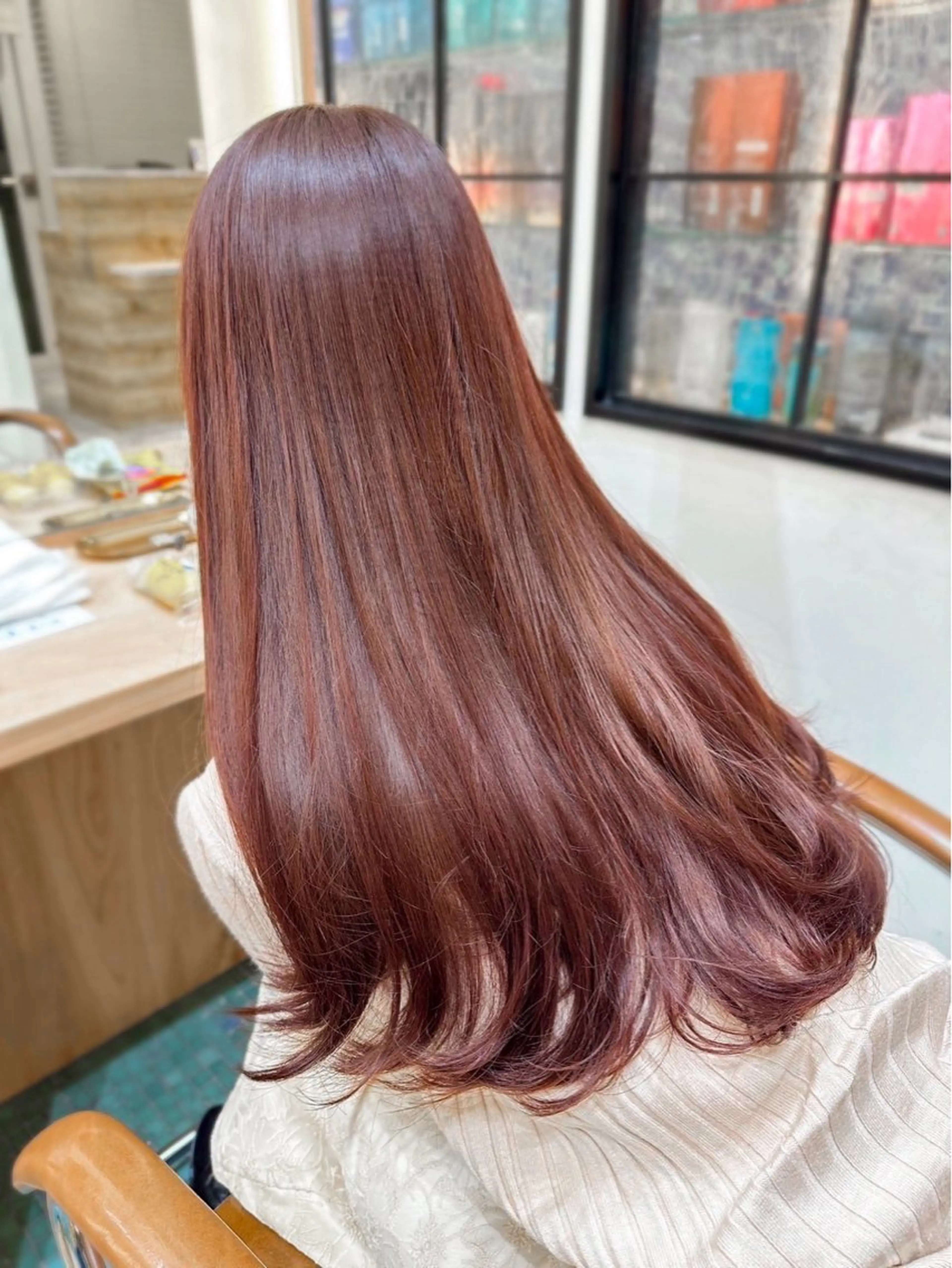 ロング ヘアカラー トリートメント ATENA所属・撮影モデル様募集 直樹のヘアスタイル