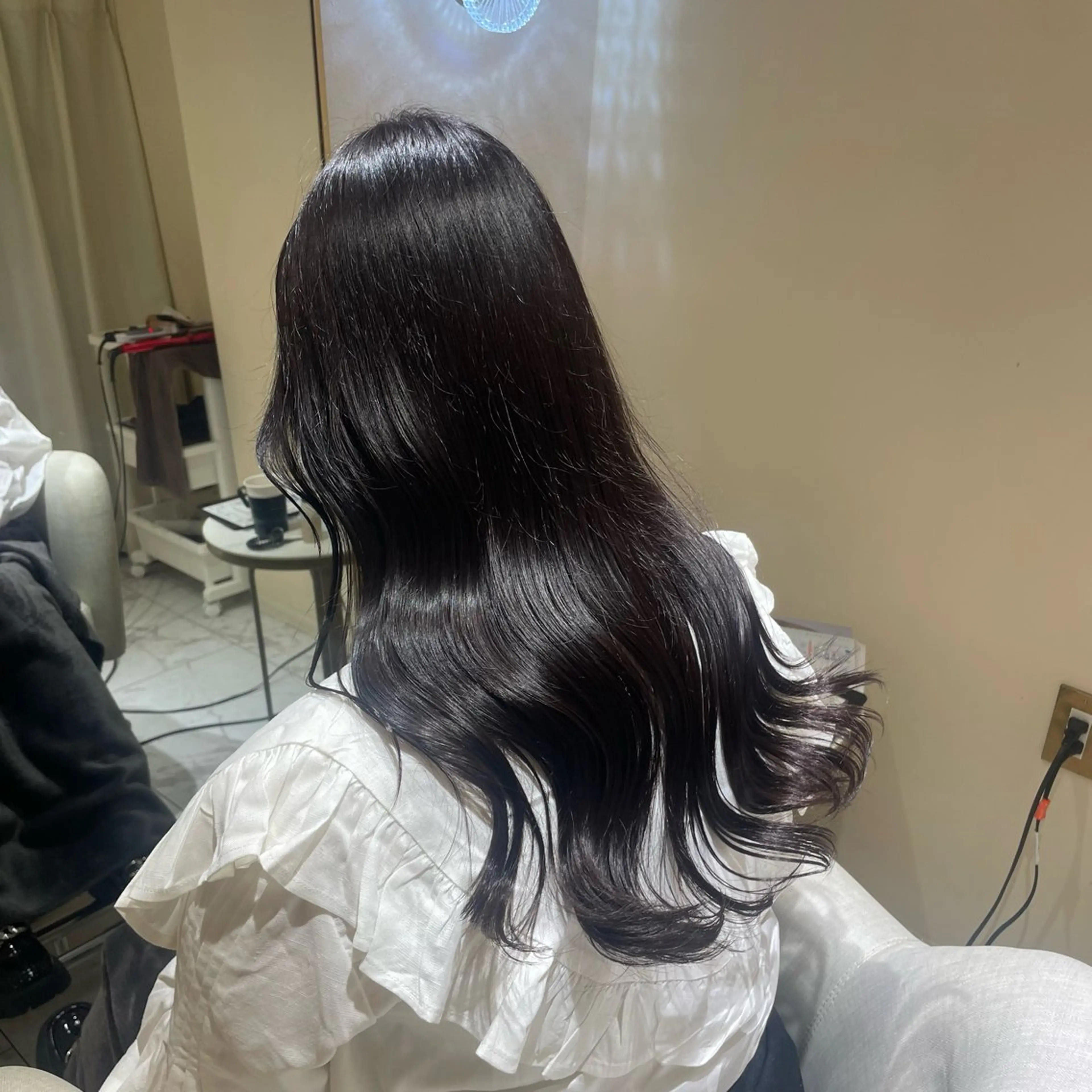 ロング カット ヘアカラー トリートメント ヘッドスパ youres hair 日吉所属・マホ ꕀワンホンꕀガーリーのヘアスタイル