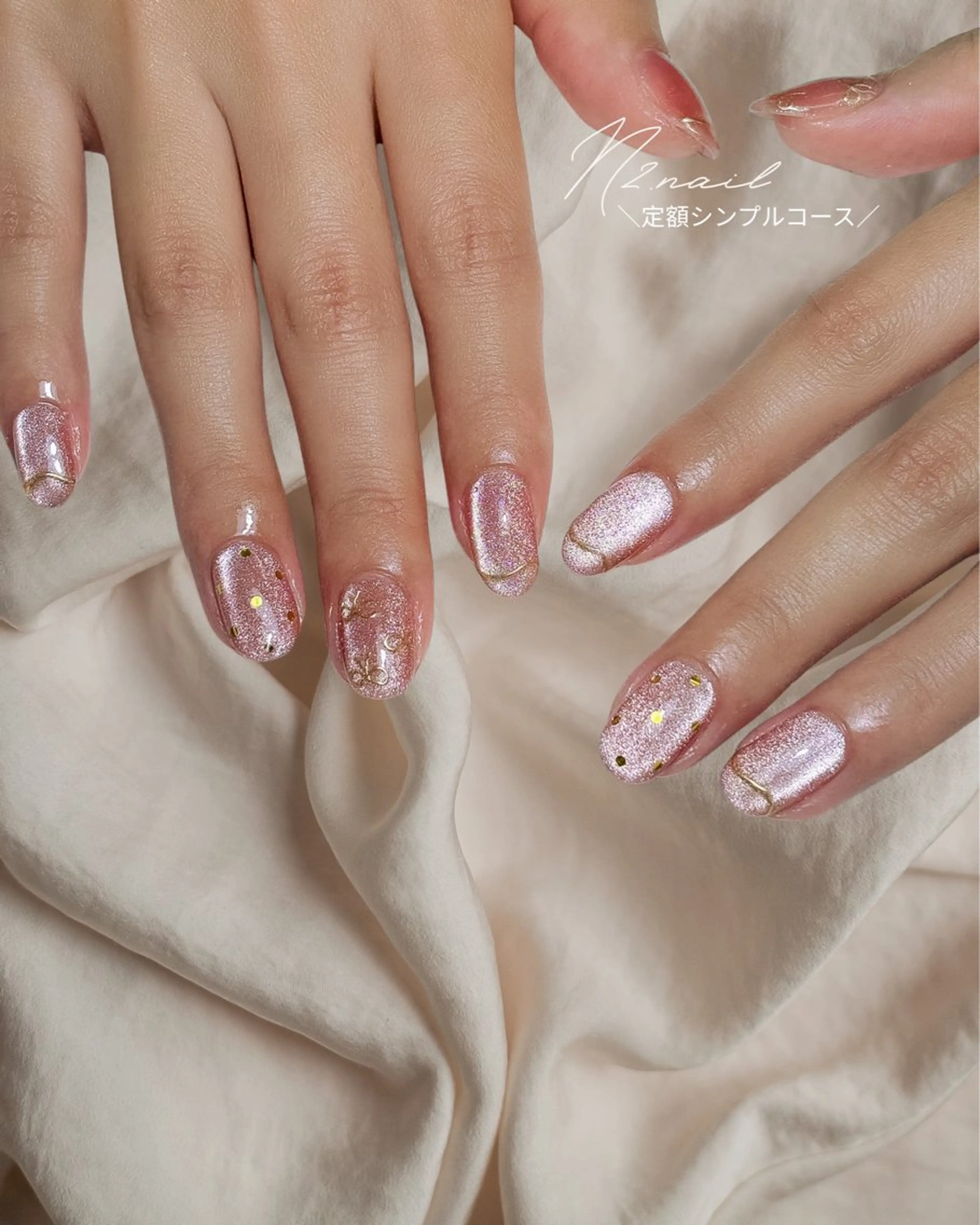 セミロング ハンドネイル N2.nail所属・N2 nailのネイルデザイン