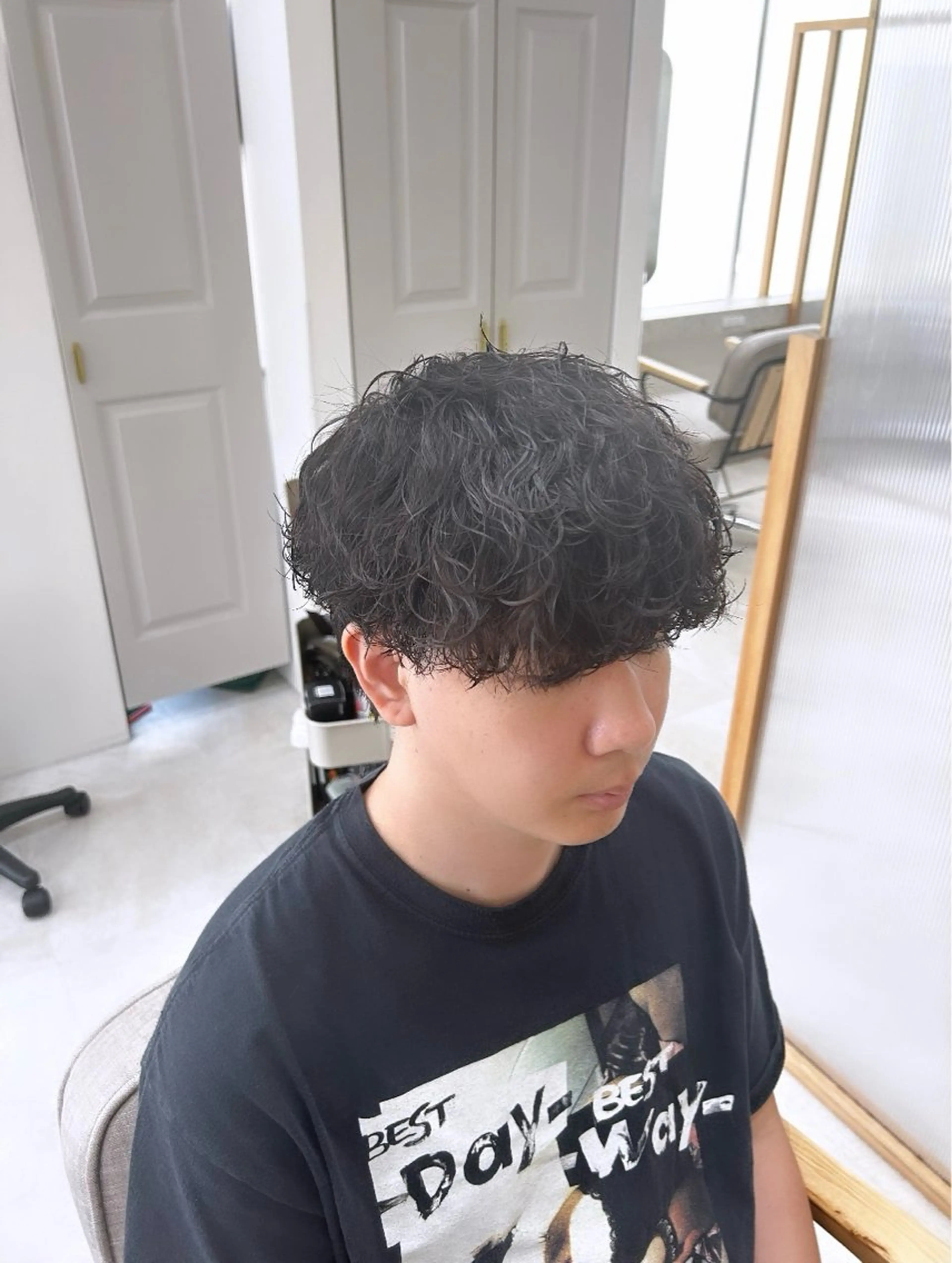 メンズ メンズパーマ 波巻きパーマ カット パーマ トリートメント メンズ特化美容師👾 チカのヘアスタイル