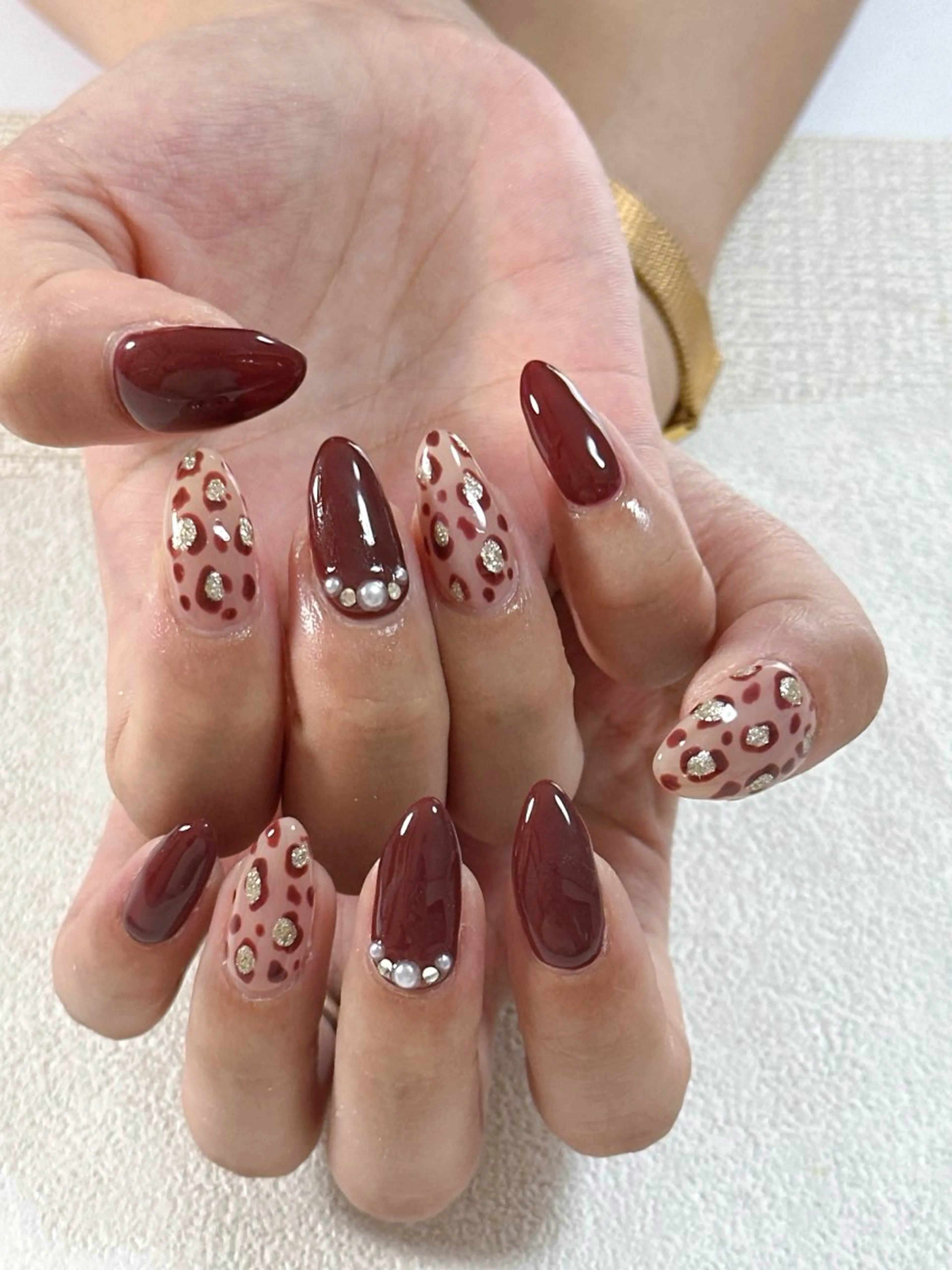 ネイル オーロラネイル ブルー フットネイル フレンチネイル ジェルネイル ハンドネイル kiki nail たまプラーザのネイルデザイン