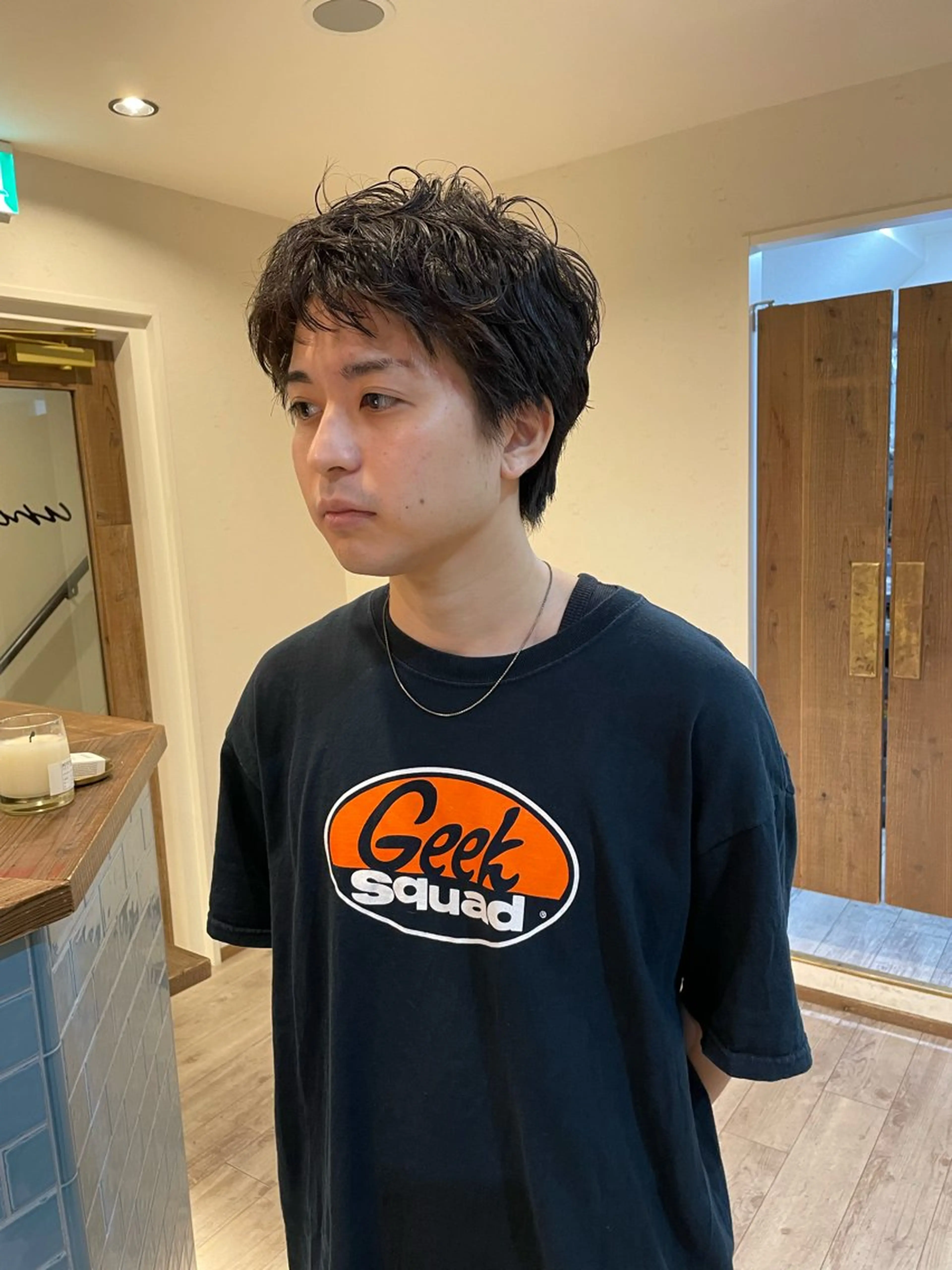メンズ ヘアカラー 渋谷 留菜のヘアスタイル
