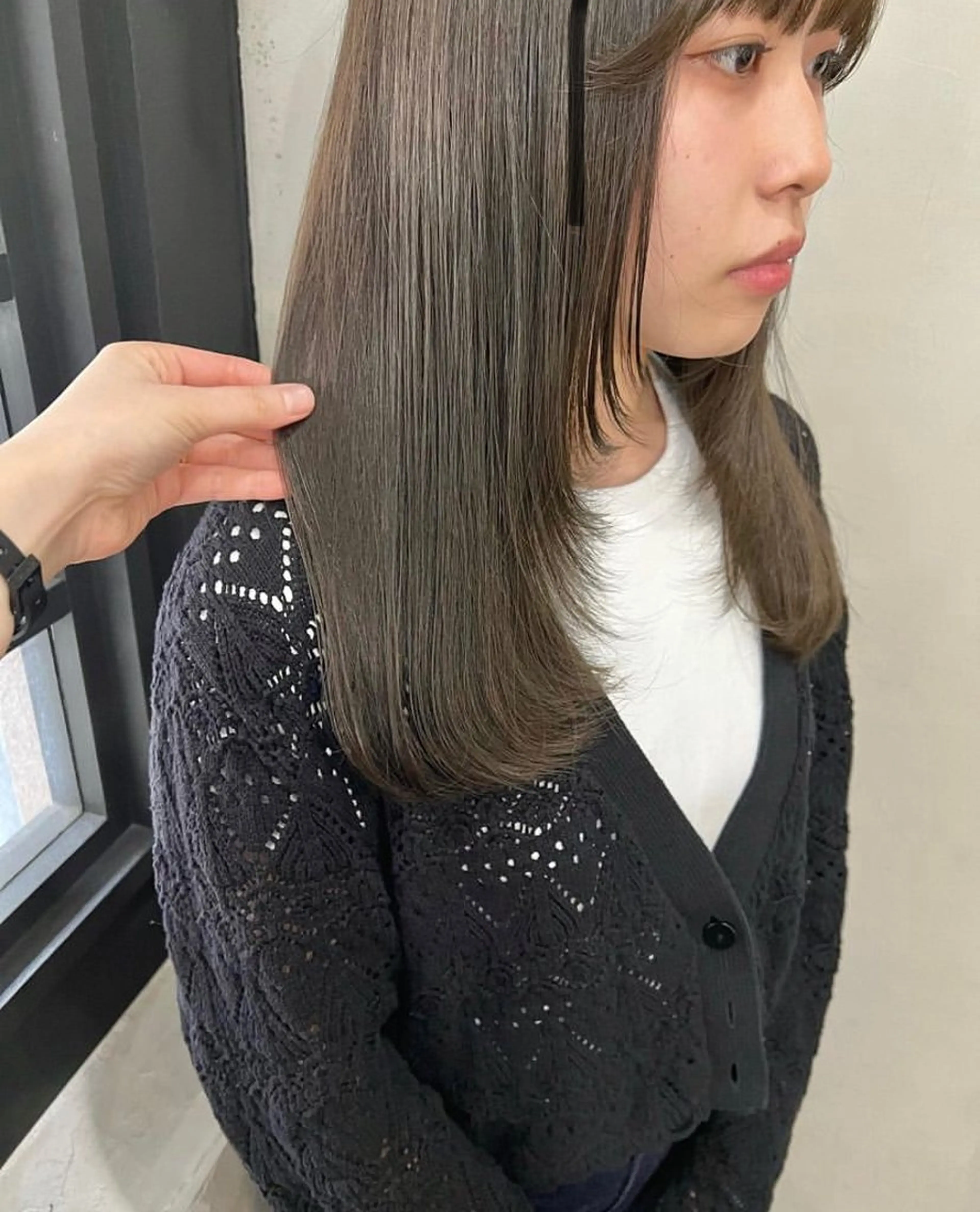 セミロング メンズカットモデル募 集中🩶manamiのヘアスタイル