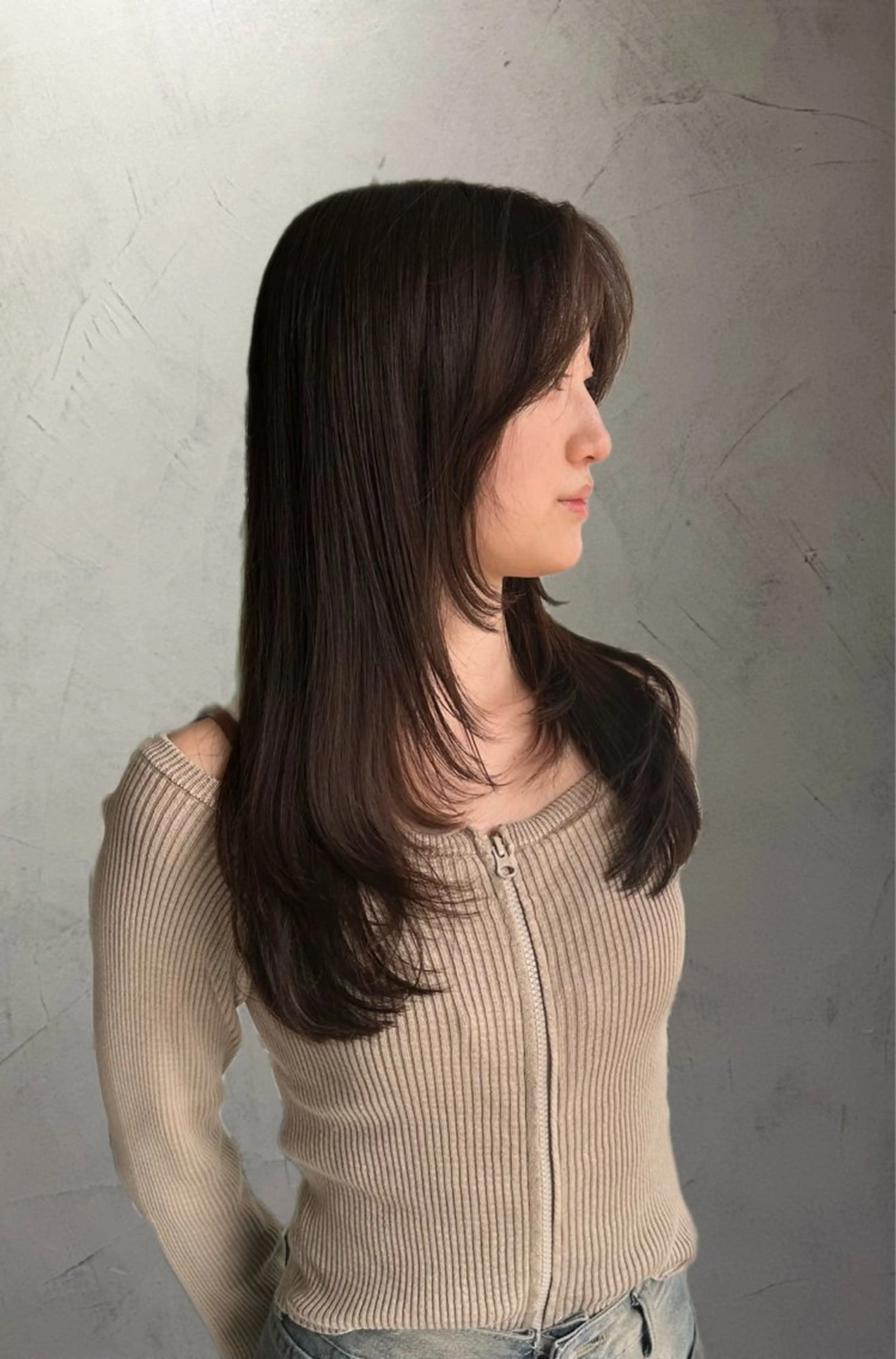 ロング 外国人風カラー レイヤーカット 🇺🇸海外レイヤー yunoのヘアスタイル