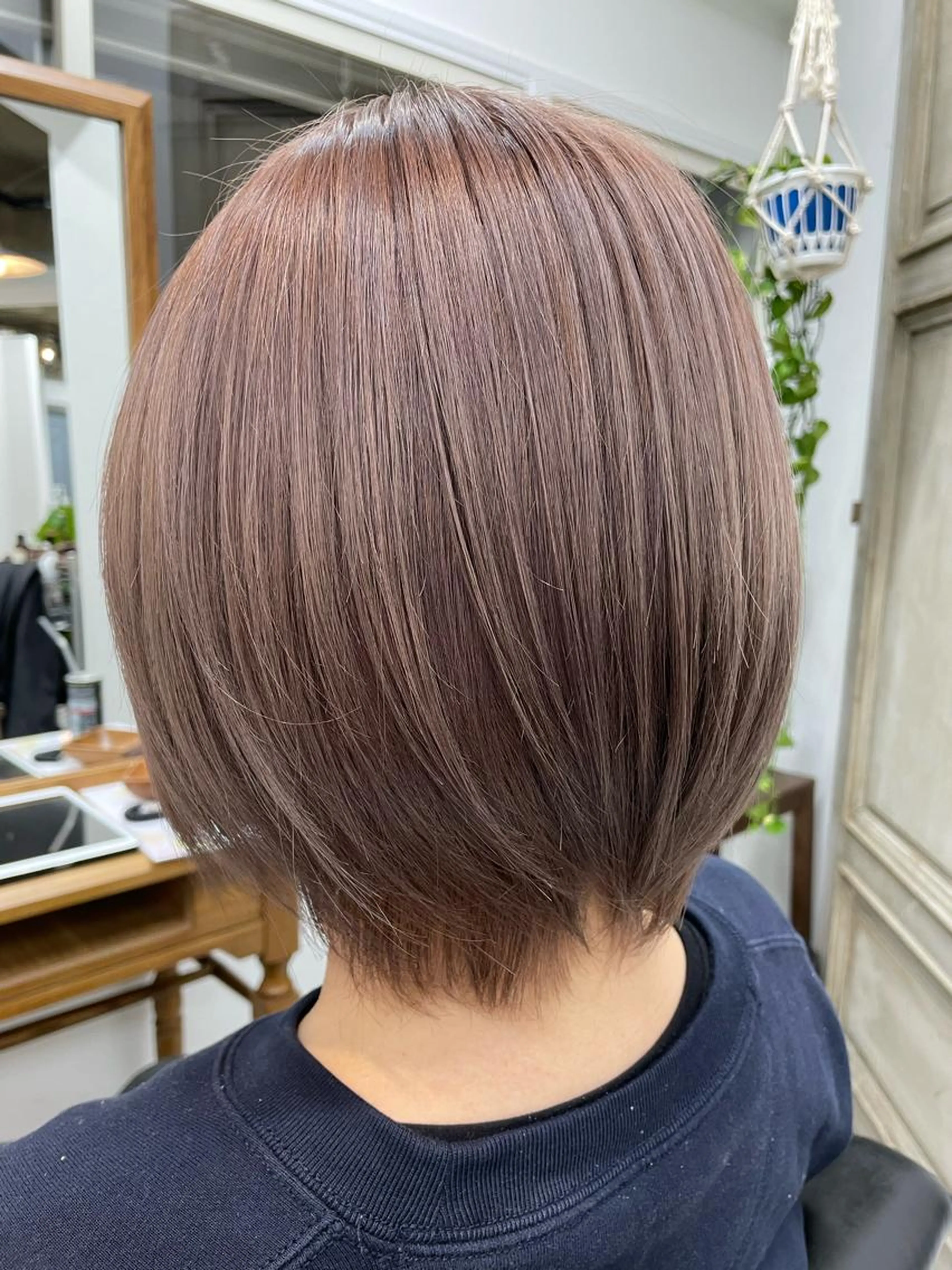 前髪カット＋カラー＋オーガニックトリートメント　￥3790　[錦糸町]の写真