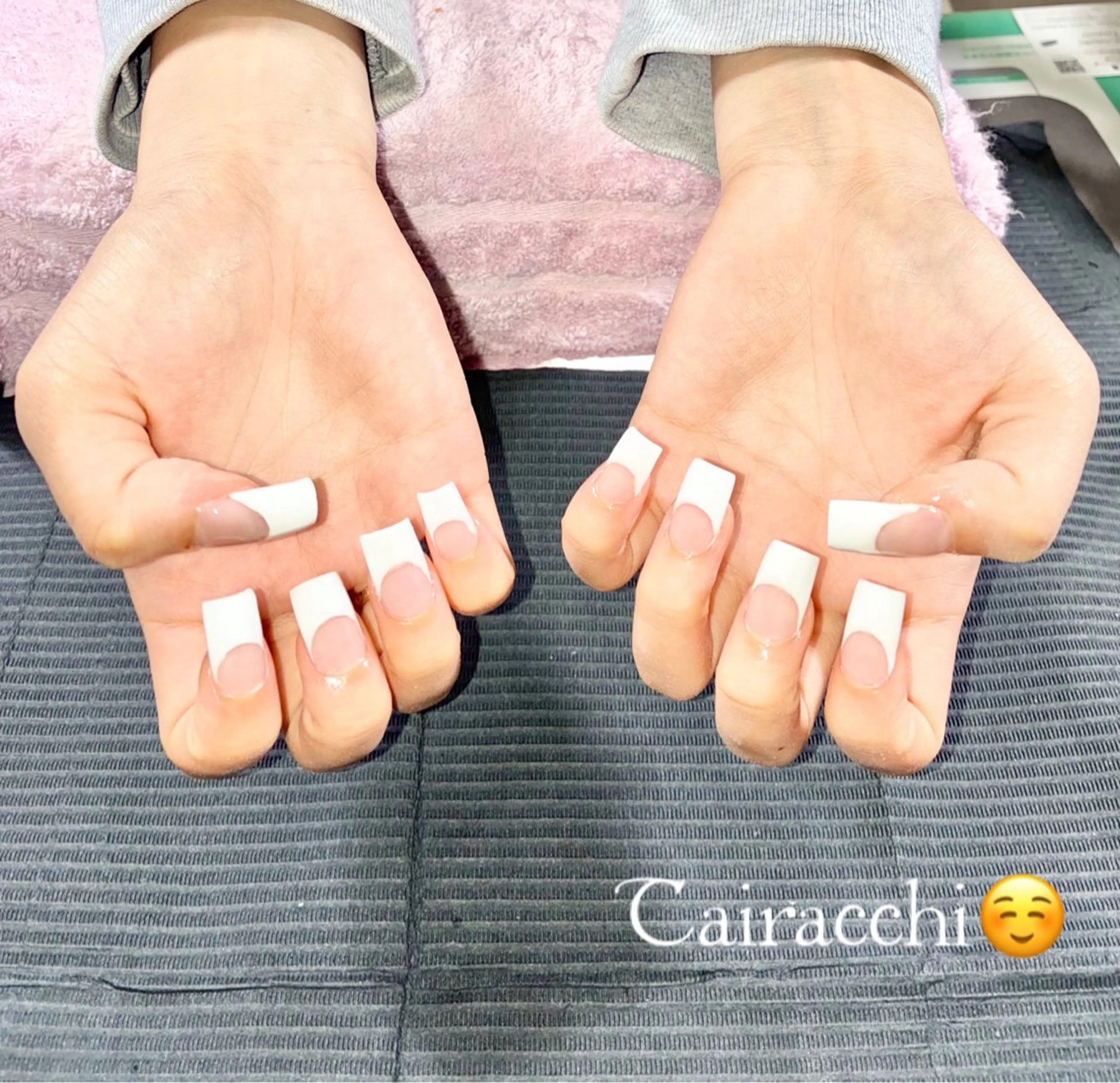 ネイル フレンチネイル スカルプネイル Tairacchi ﾀｲﾗｯﾁのネイルデザイン