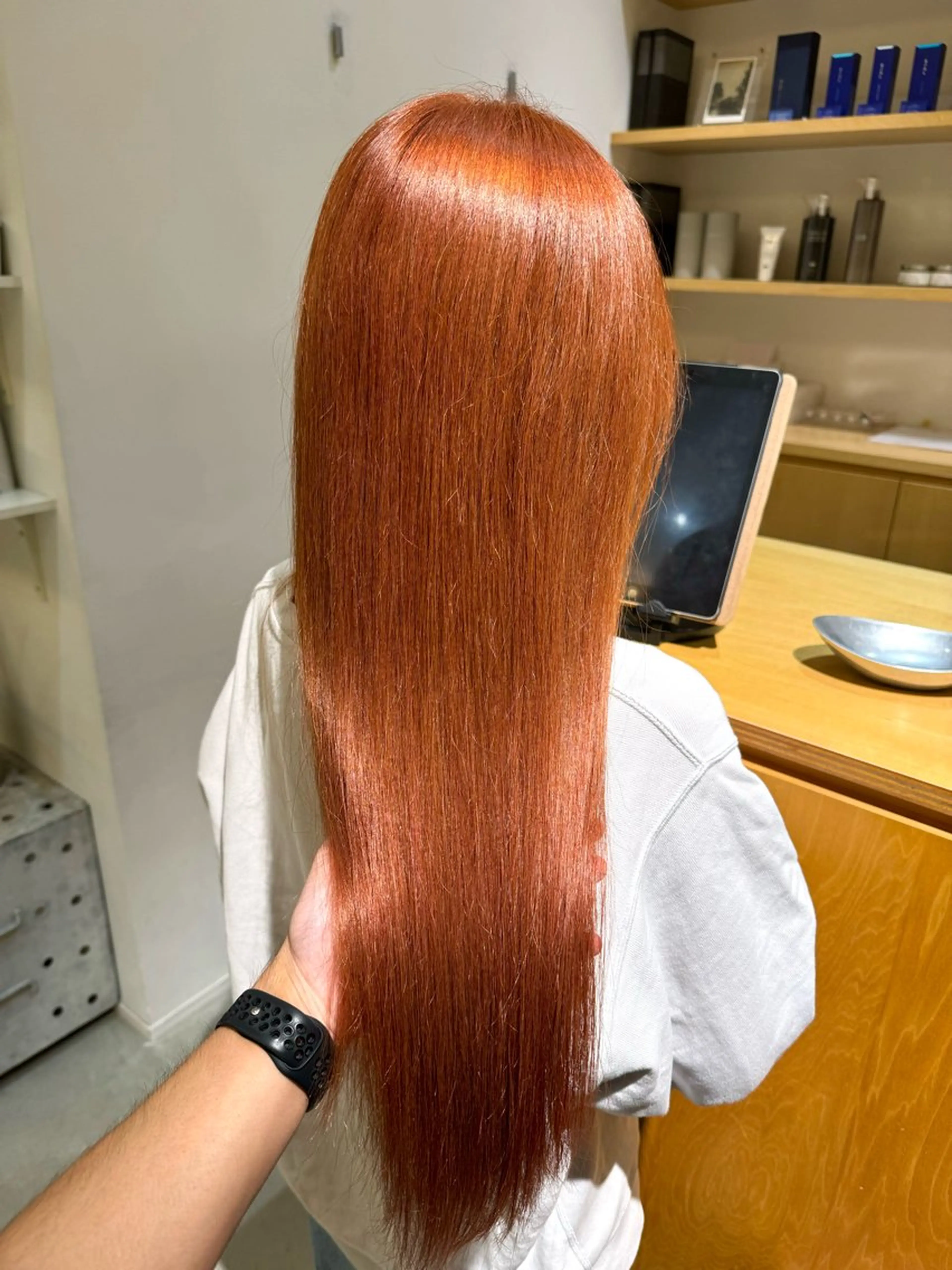 ケアブリーチダブルカラーの写真