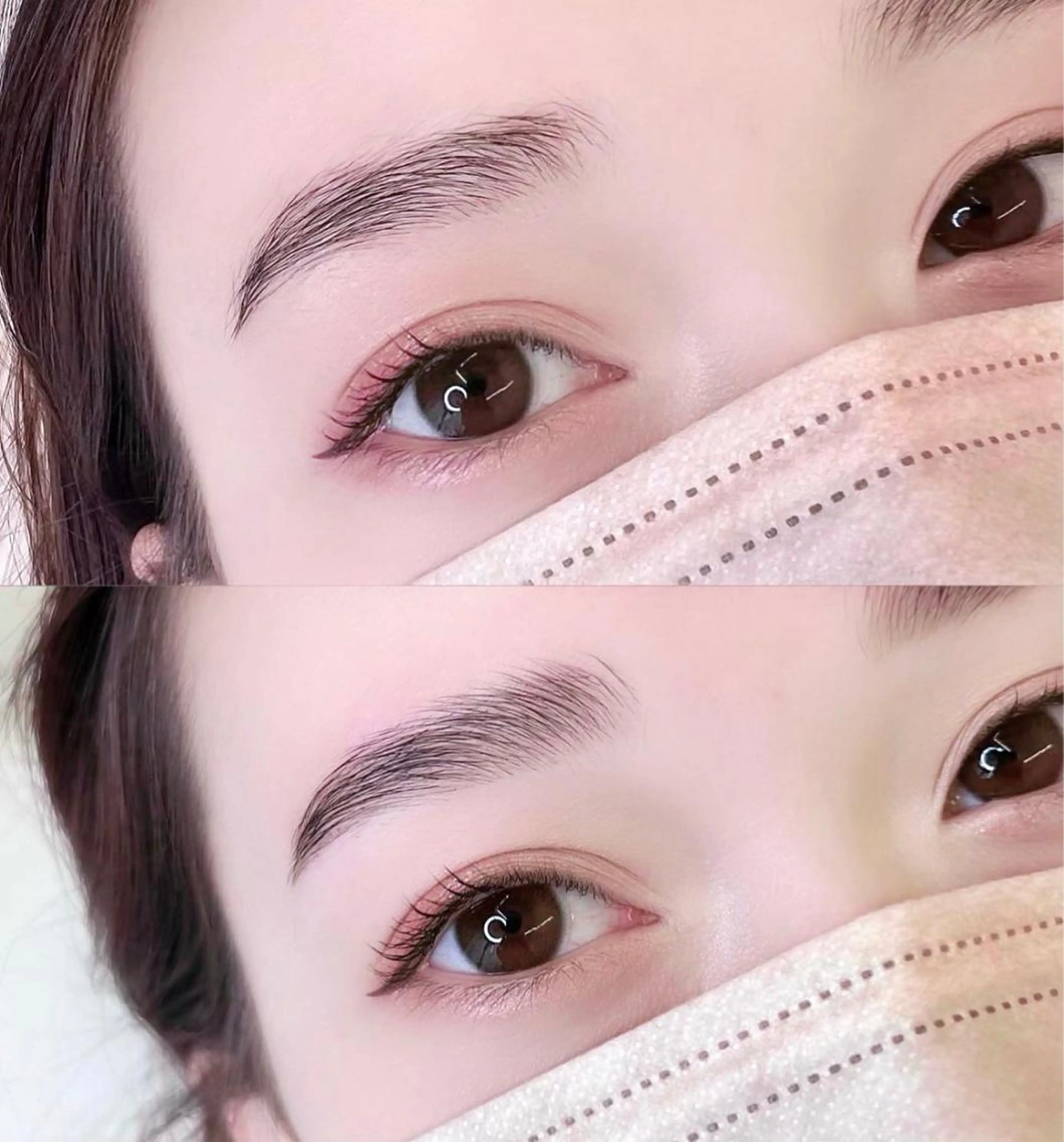マツエク・マツパ パリジェンヌラッシュリフト L'aube eyelashのマツエク・マツパデザイン