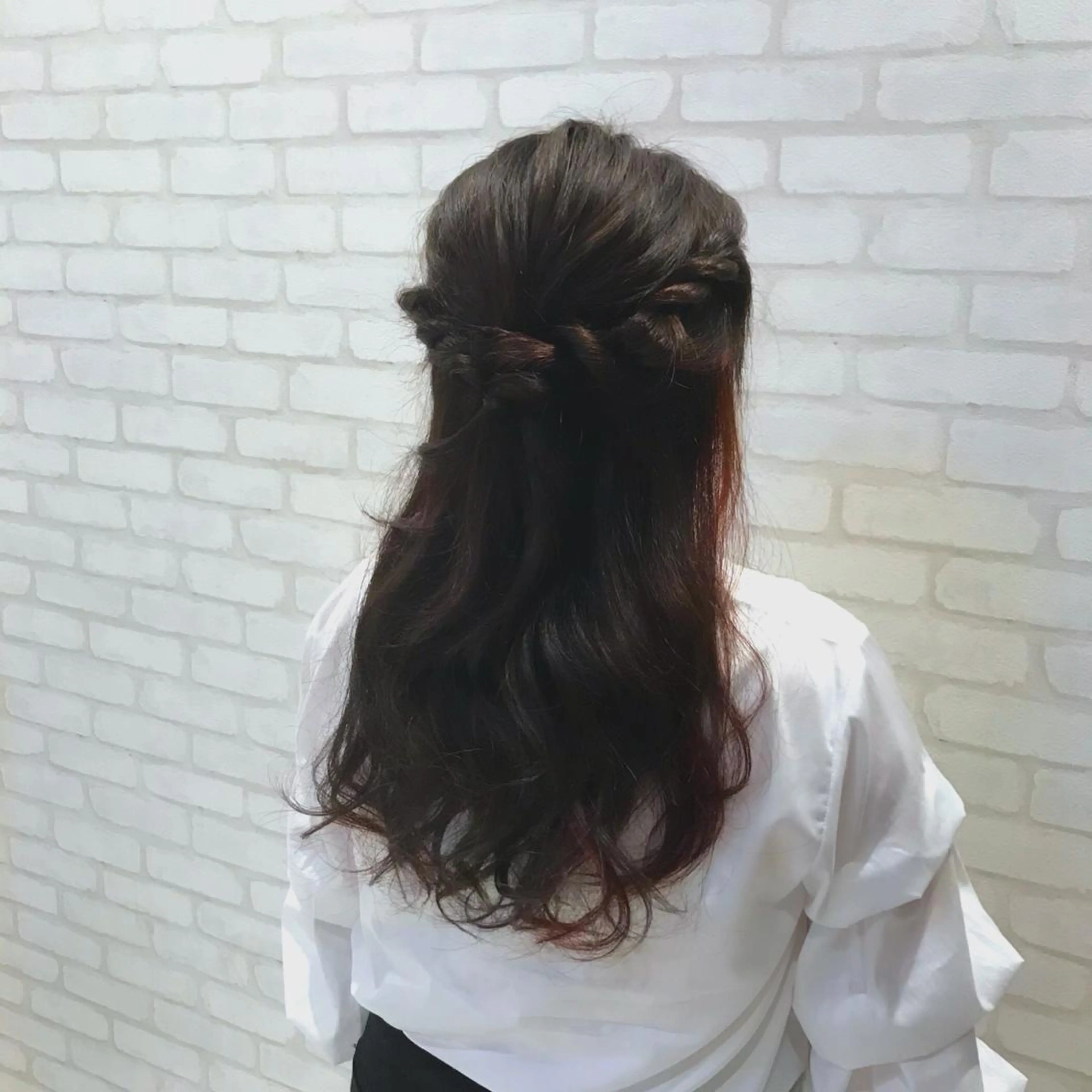 ロング カラー インナーカラー 【髪質改善】 夏目結以のヘアスタイル