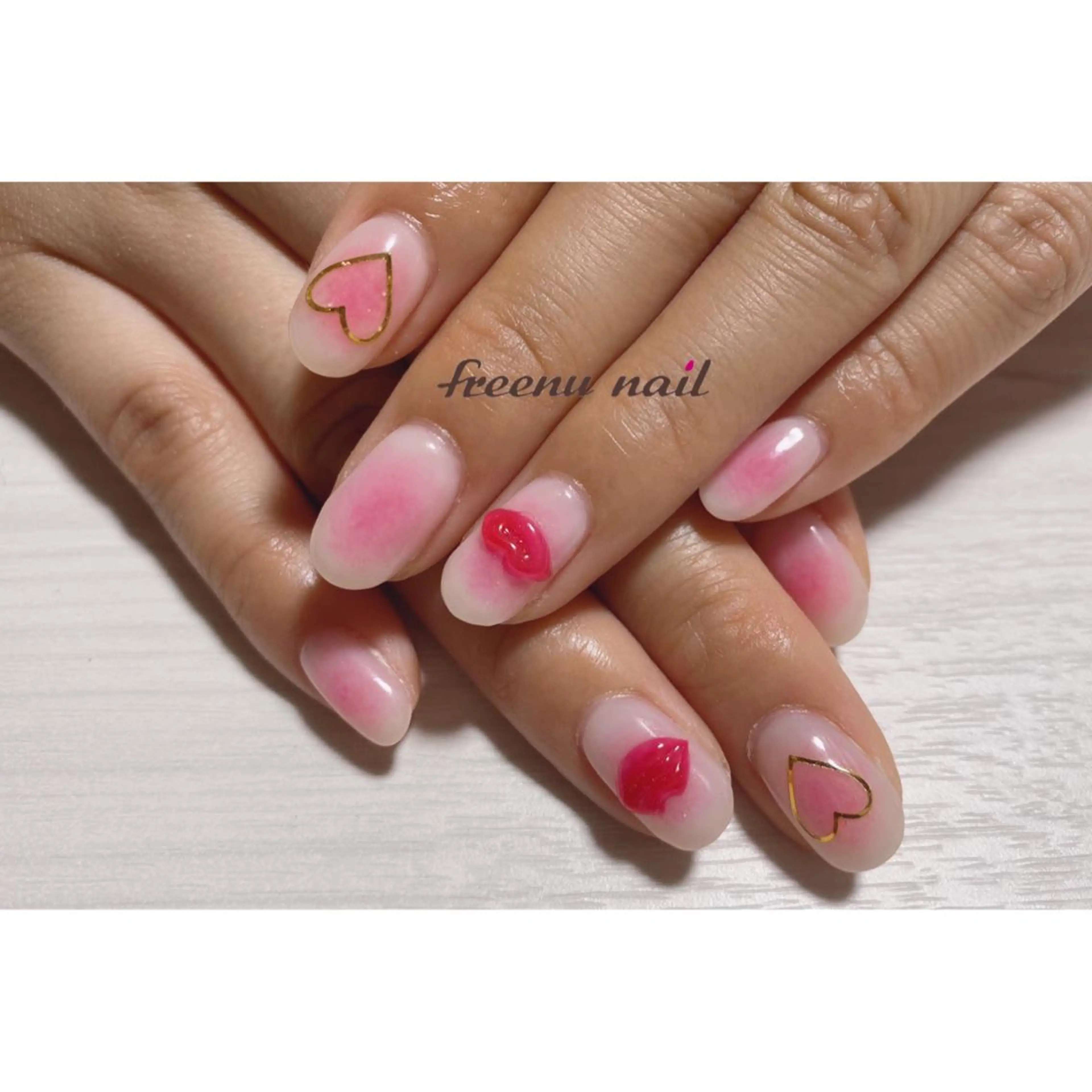 ネイル チークネイル freenu nail【24H】のネイルデザイン