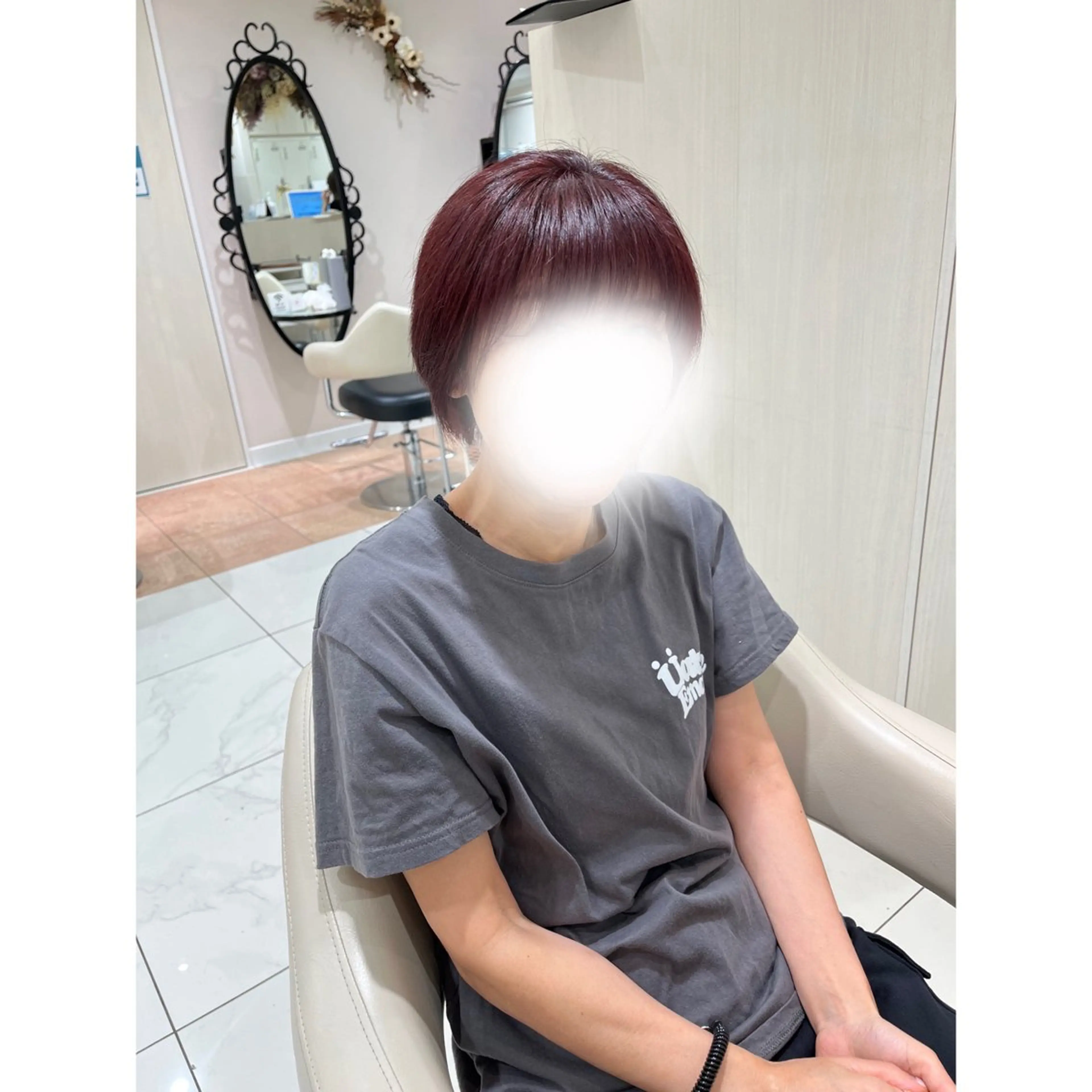 ショート カラー ヘアカラー 韓国ヘア 🎀中川綾乃🎀のヘアスタイル