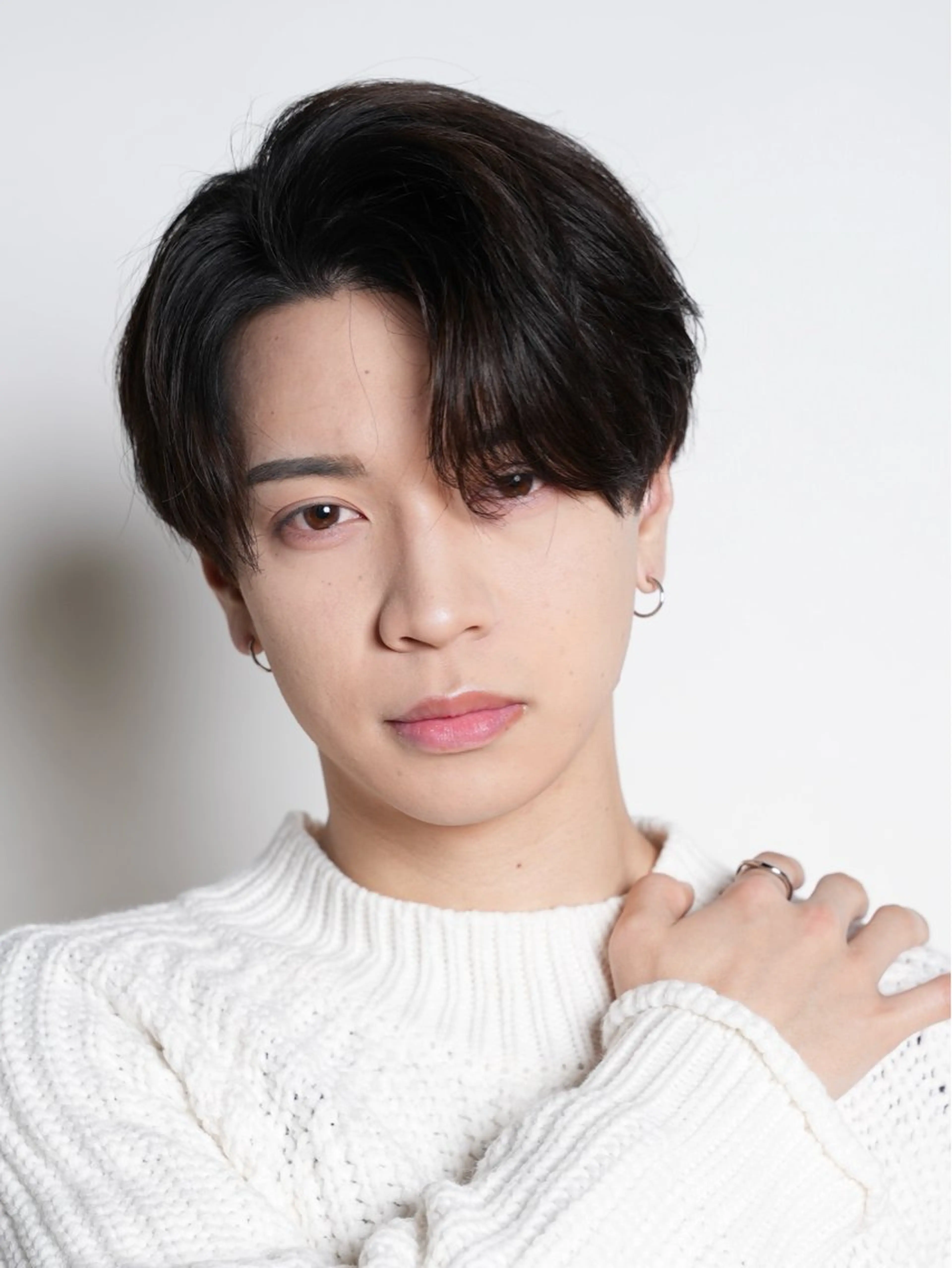 ミディアム パーマ メンズ カット パーマ ヘアセット メンズ特化🧞‍♂️ ASHU🧞‍♂️のヘアスタイル