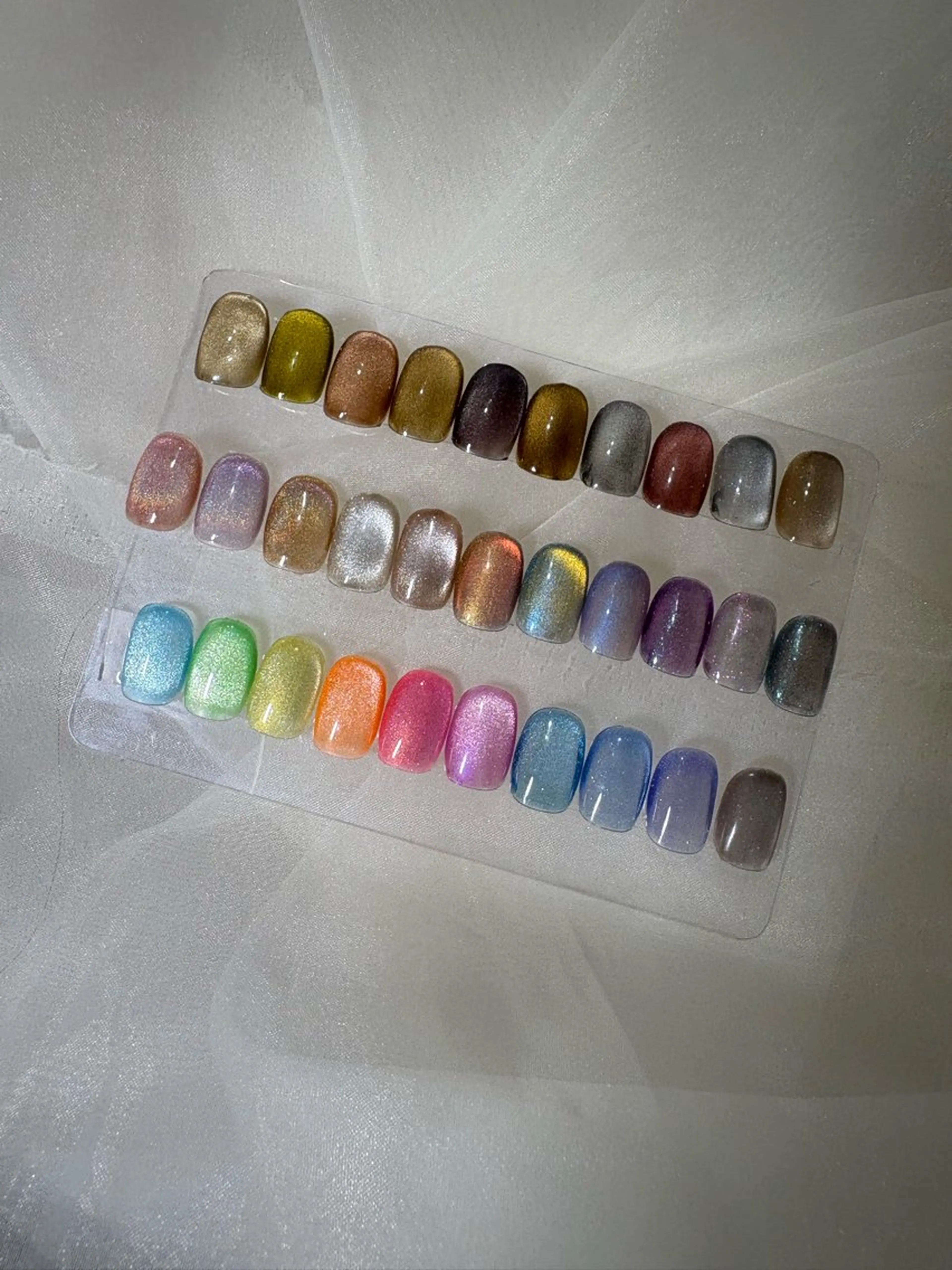 🩶🖐️【練習モデル】¥3000→¥2700（値段は期間限定です）ハンドマグネットワンカラー10本（オフ無し）の写真