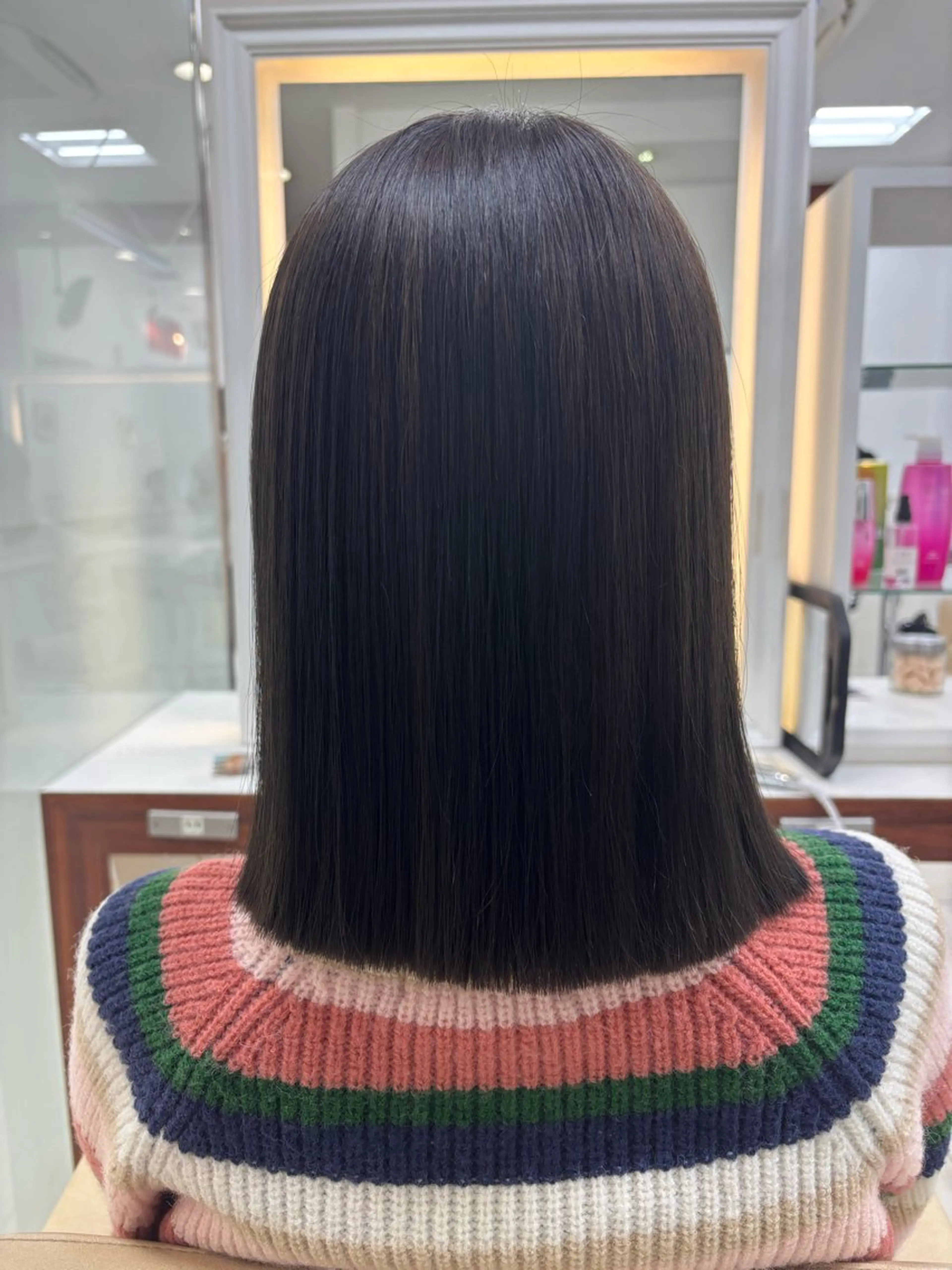 ミディアム カラー 福田 一士のヘアスタイル