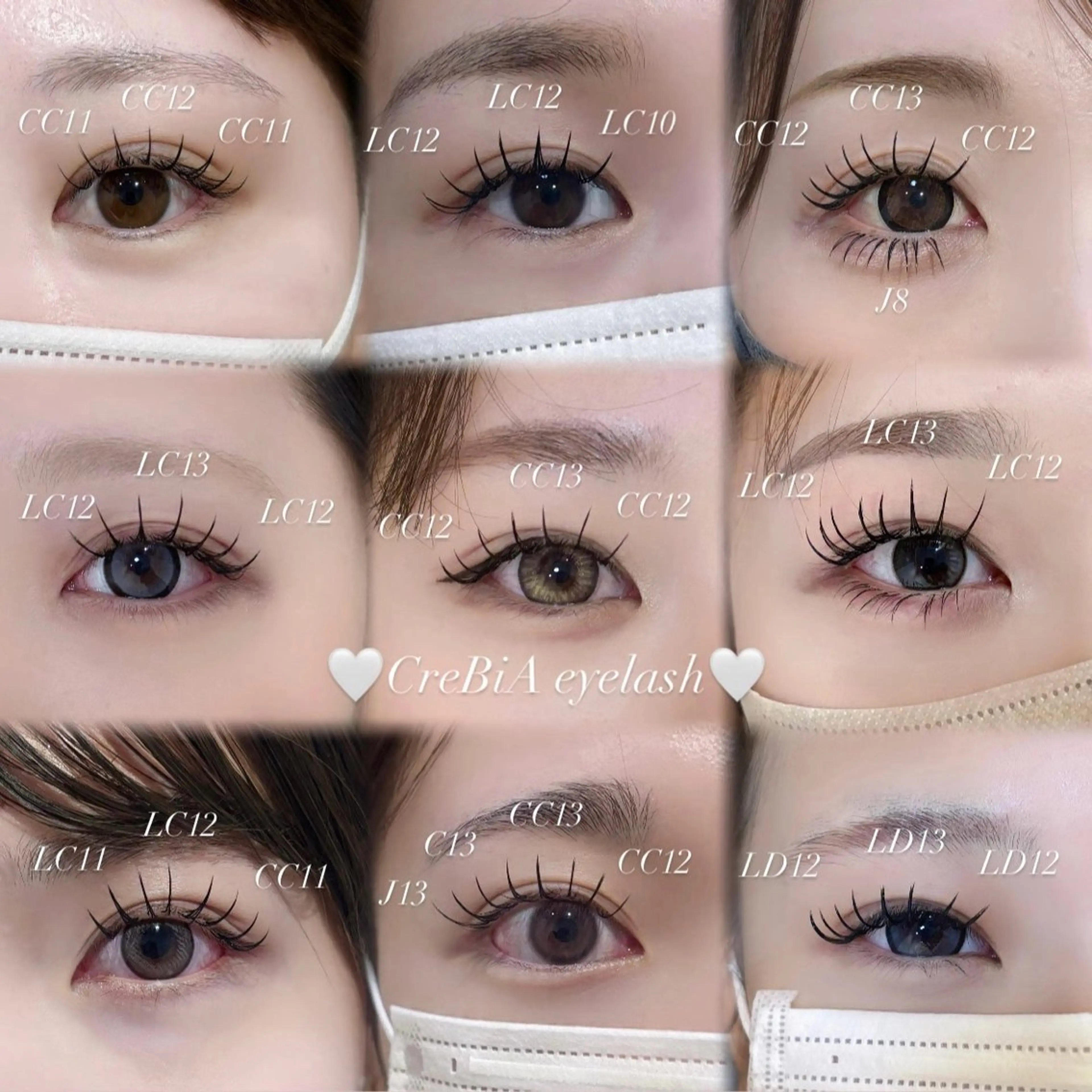 マツエク・マツパ マツエク CreBiA🎀 ayaのマツエク・マツパデザイン
