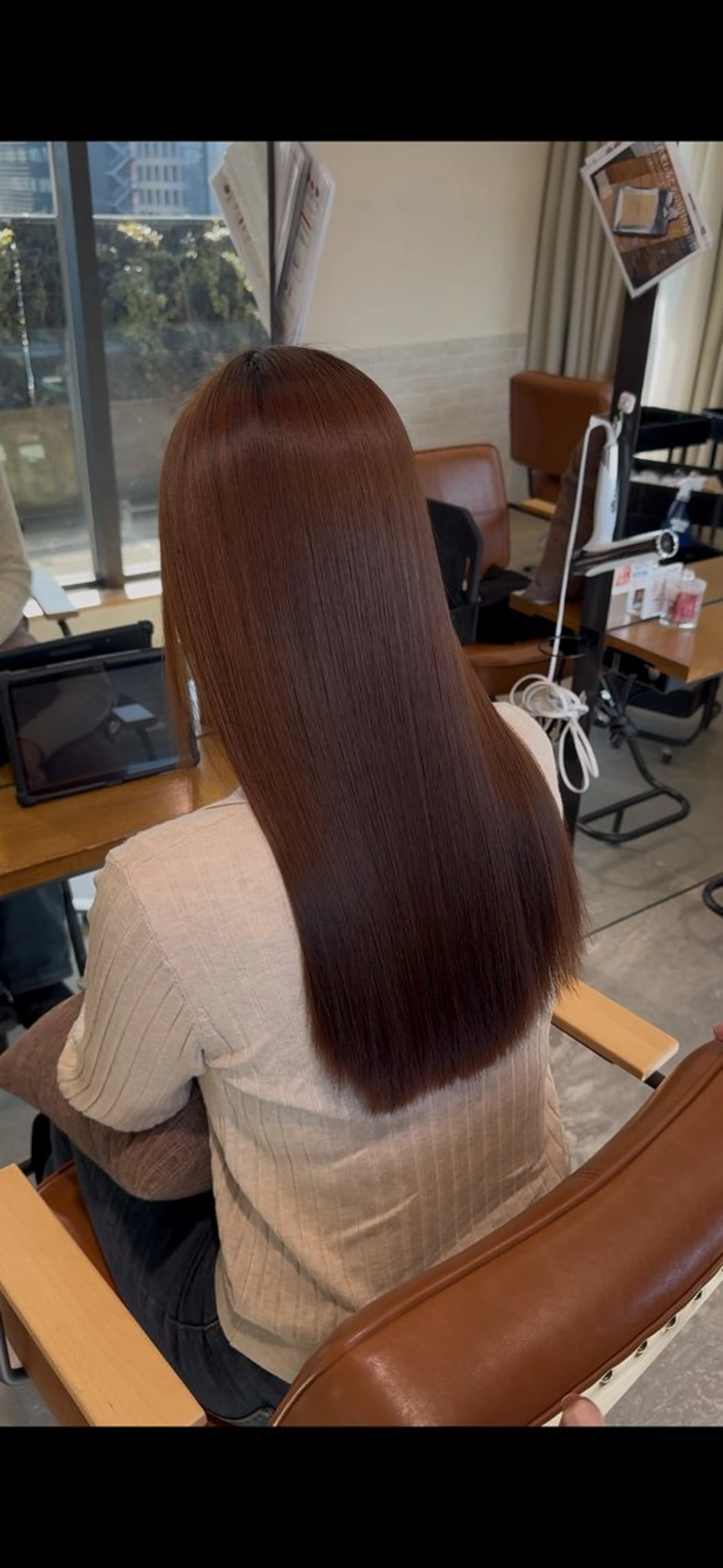 ロング 銀座/美髪矯正 レイヤー/あおのヘアスタイル