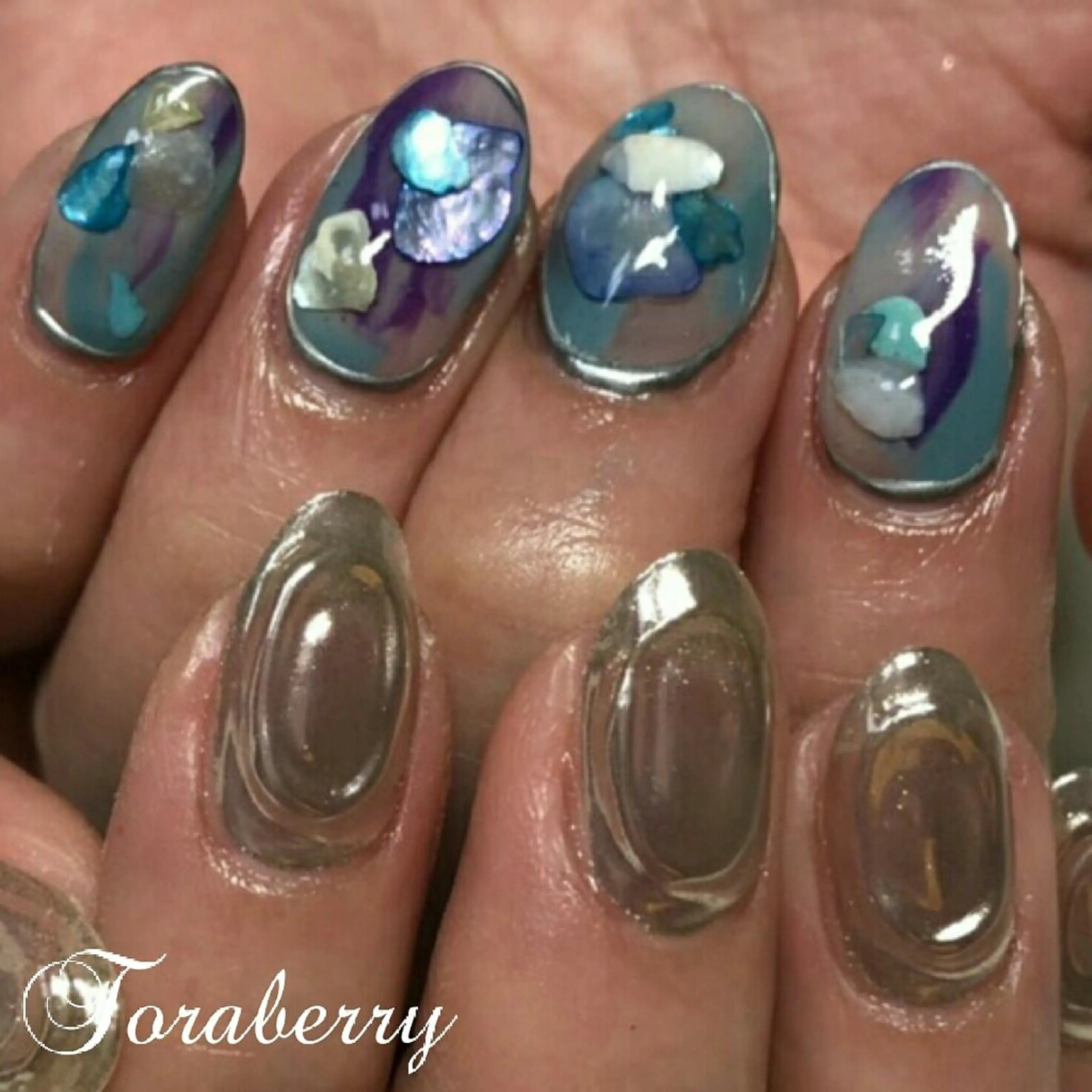 ネイル ニュアンスネイル ハンドネイル ネイリスト なつみのネイルデザイン