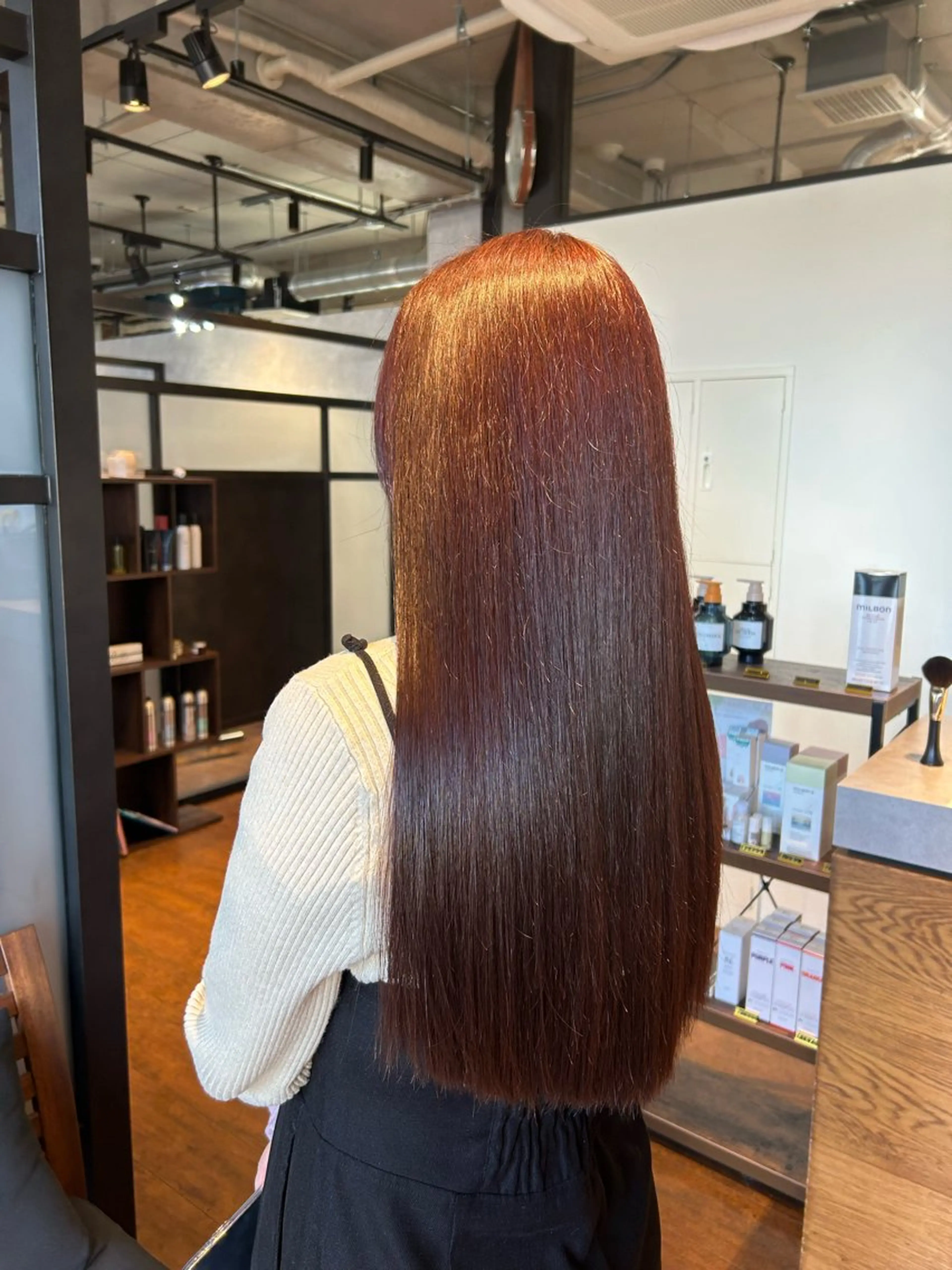 ロング カラー ヘアカラー トリートメント Nﾟ 秋田店【ナンバー】所属・nodoka /艶カラー🪽のヘアスタイル