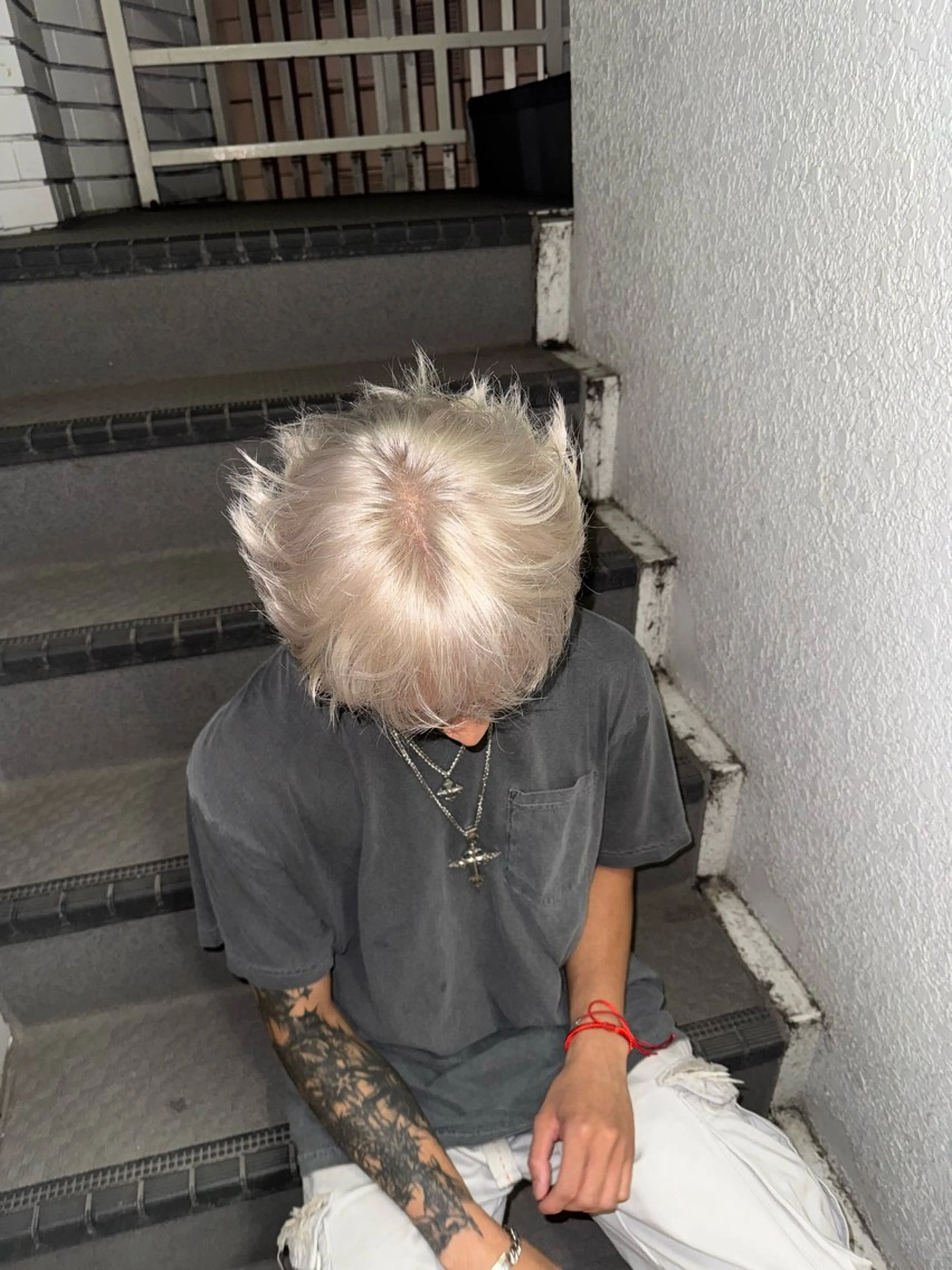 【メンズ専用】最先端エフェクトブリーチ+カラーの写真