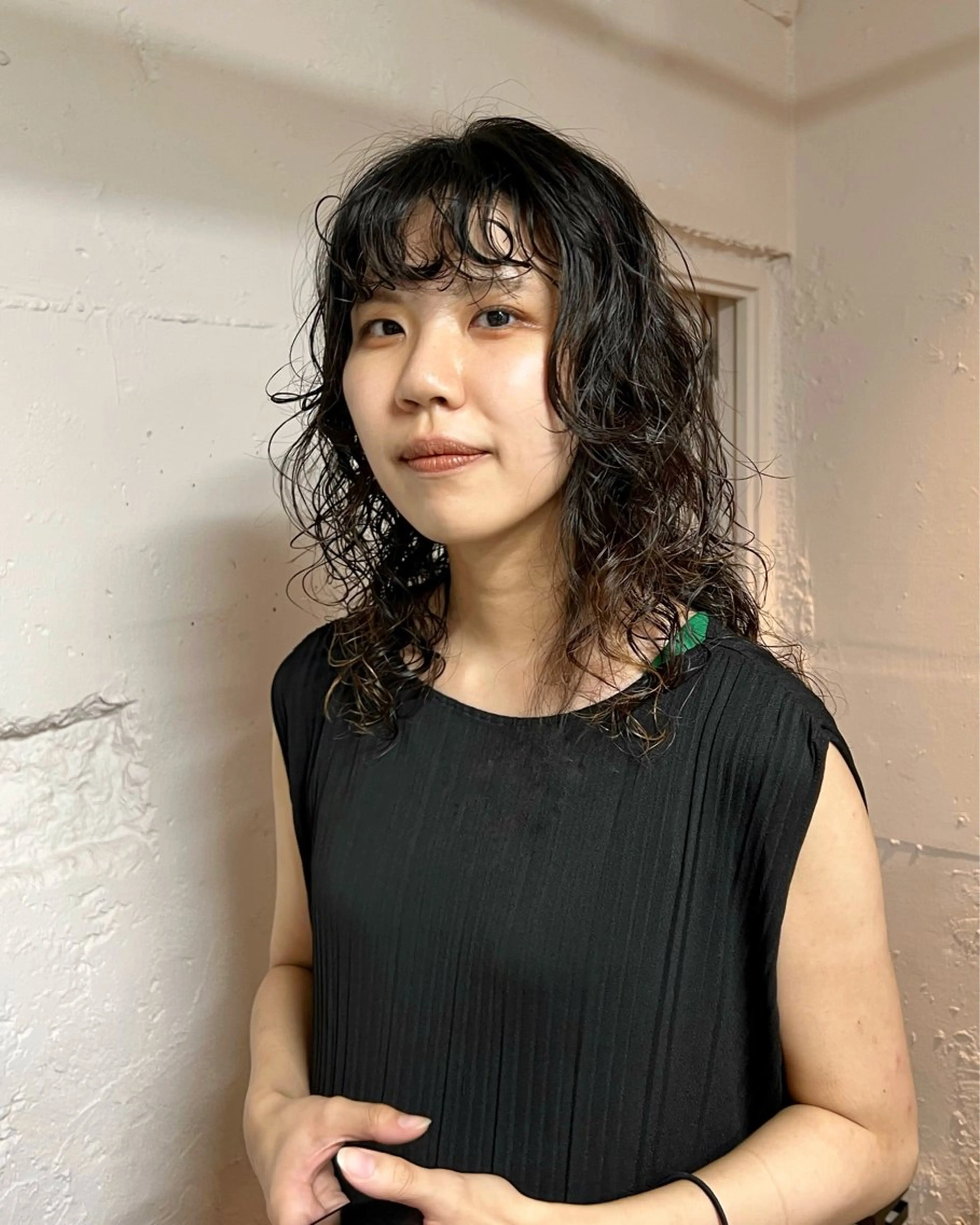 ミディアム カット パーマ tokute Takahashiのヘアスタイル