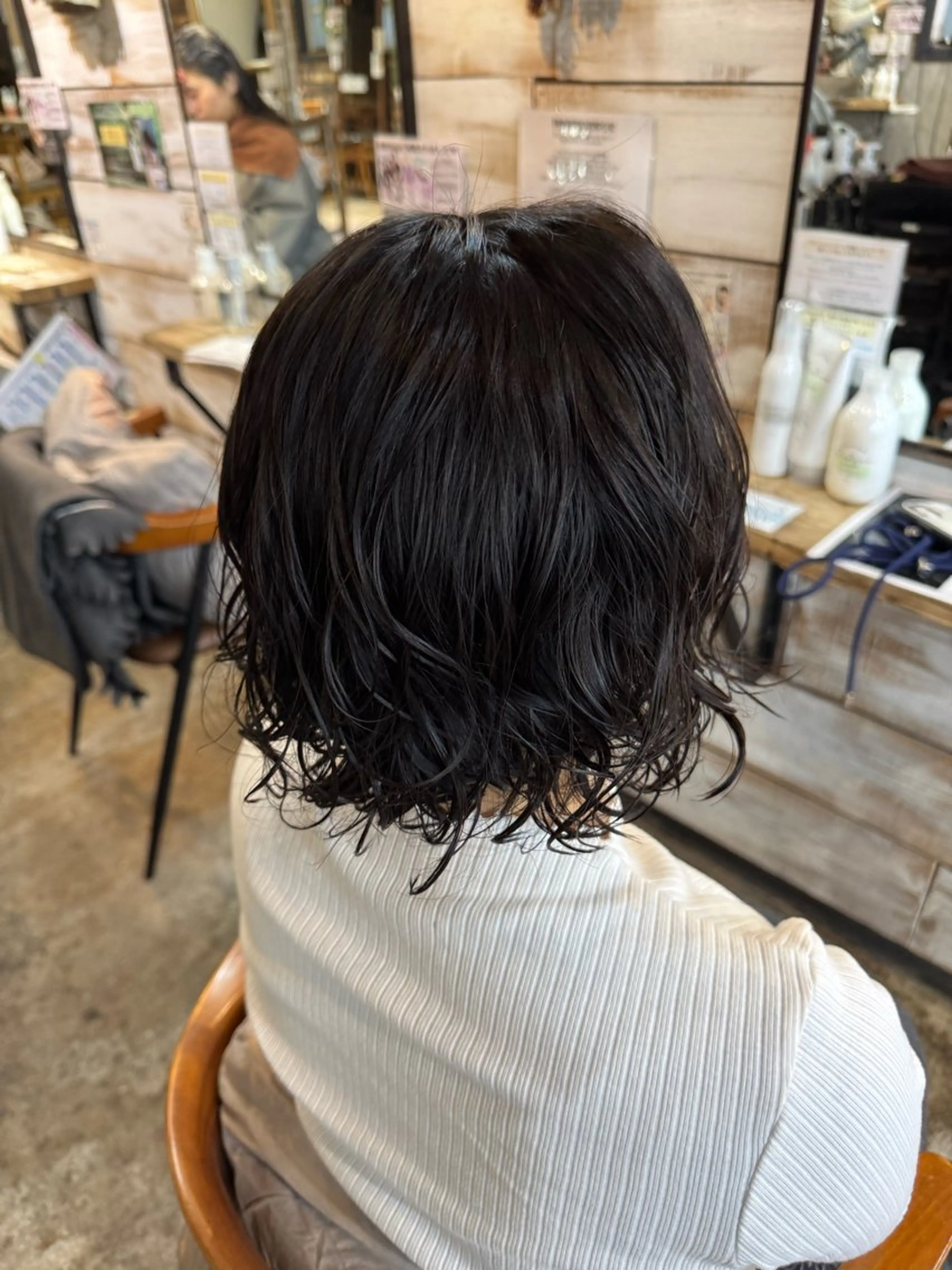 パーマ クキノ ケイカのヘアスタイル